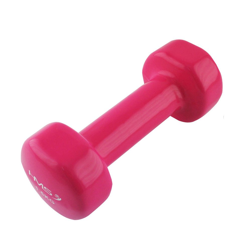 HMS Kurzhantel Vinylhantel Gymnastikhantel Fitness, (Spar-Set, 1, 5 kg rutschfest), Gusseisen, Vinylbeschichtung, rutschfest