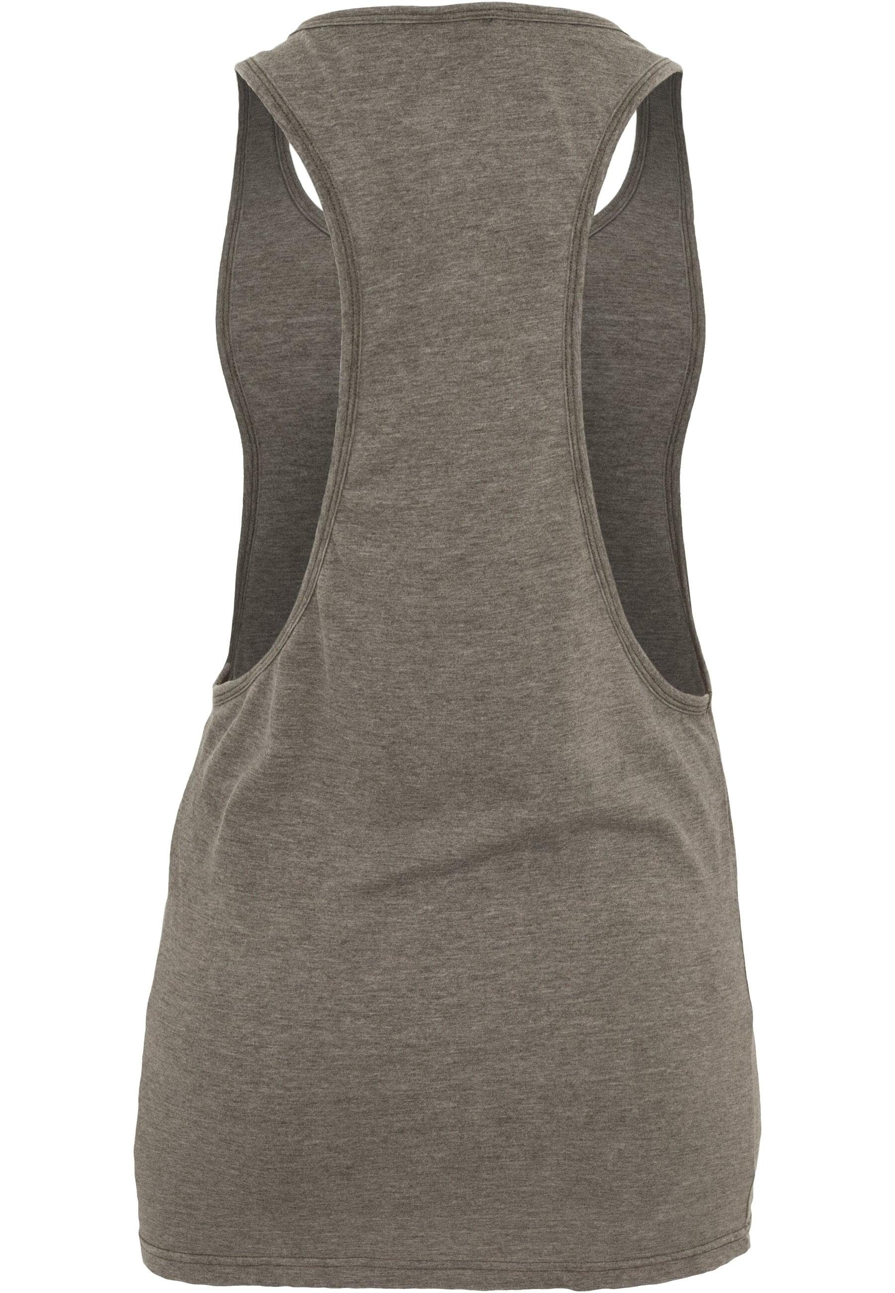 URBAN CLASSICS Muskelshirt Damen Ladies Burnout Loose Tank (1-tlg) olive