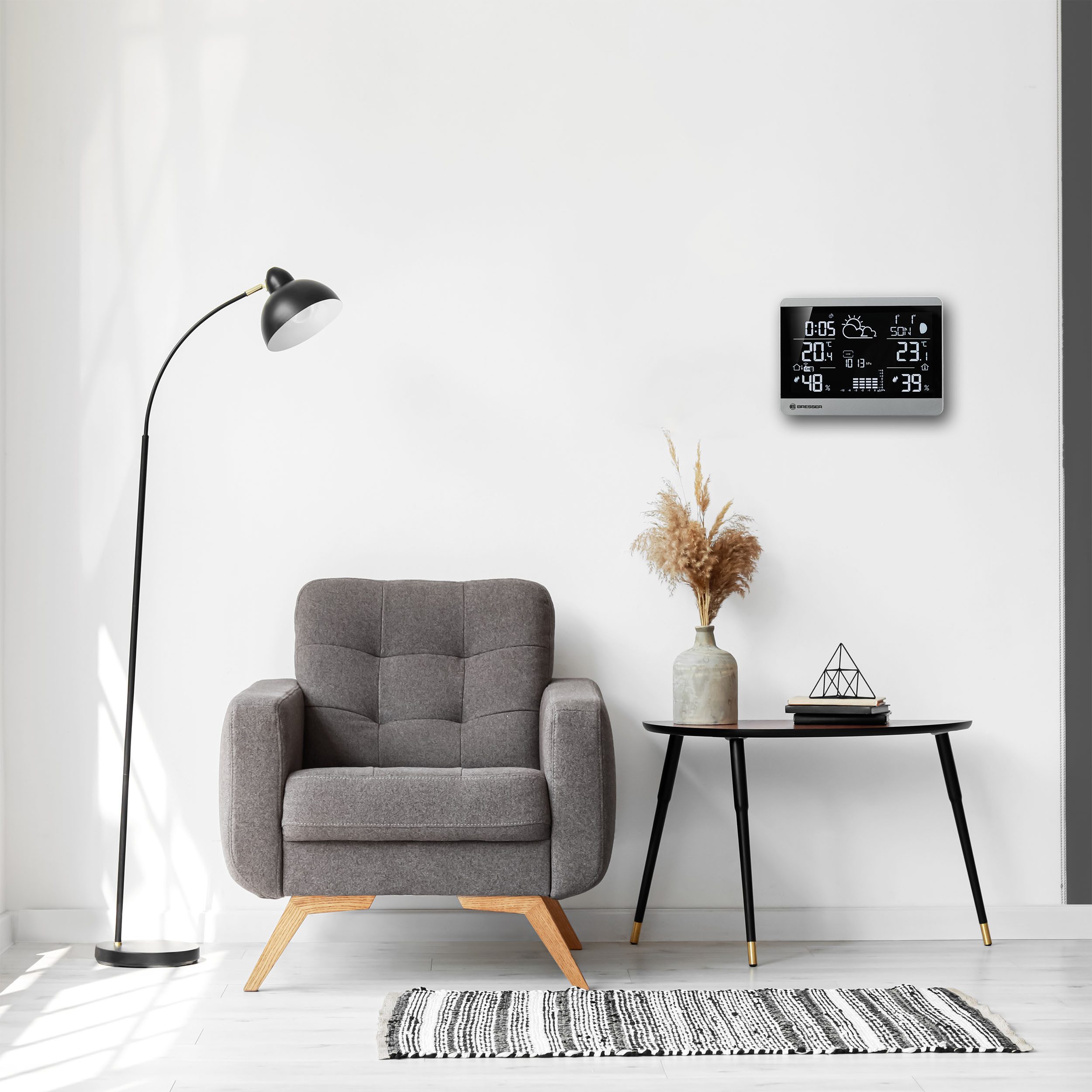 BRESSER BRESSER Funk-Wetterstation ClimateTemp NDH-NEO Funkwetterstation