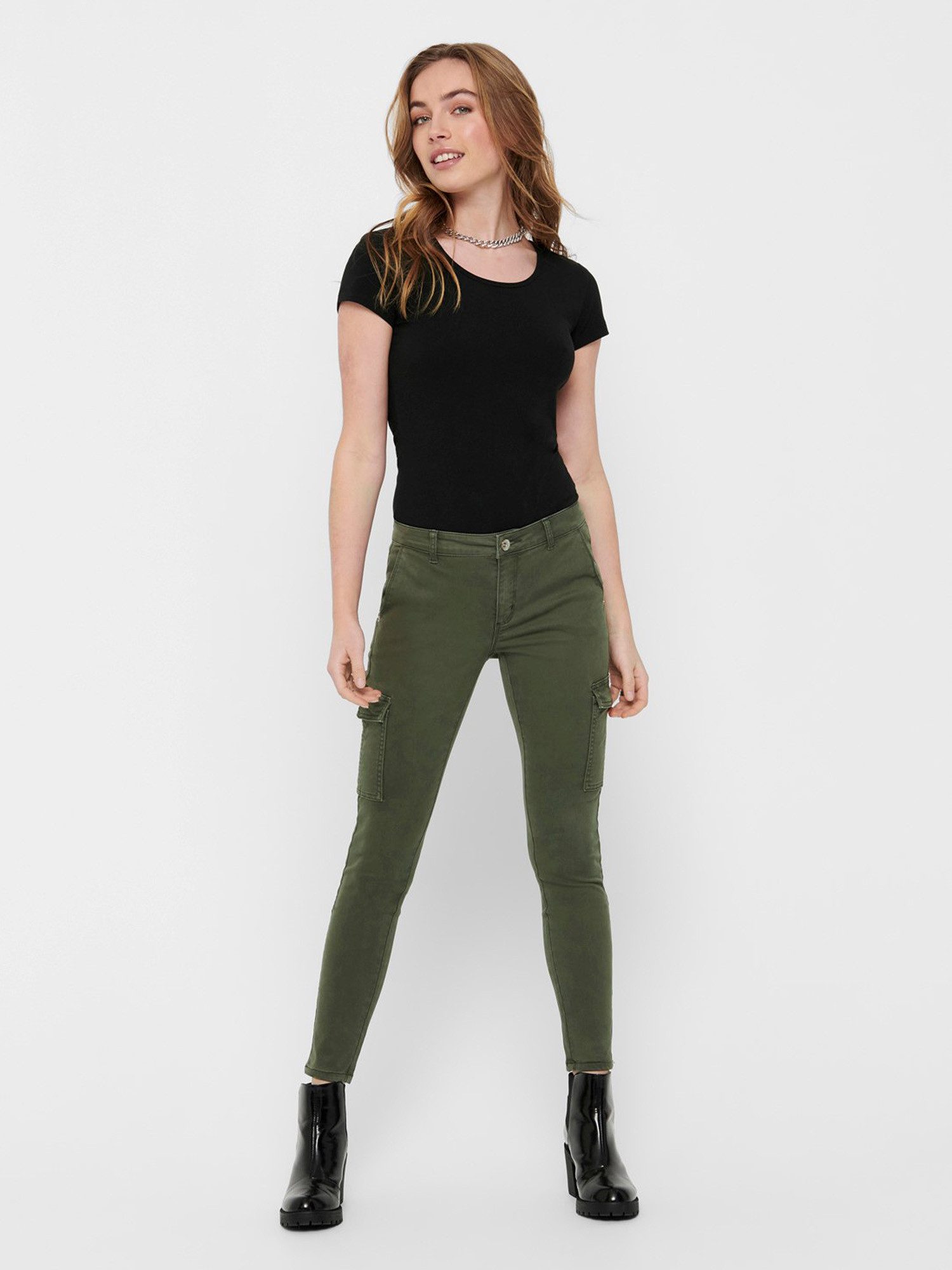 ONLY T-Shirt ONLLIVE LOVE NEW (3-tlg., 3er Pack) Figur betont, elastische Baumwollqualität