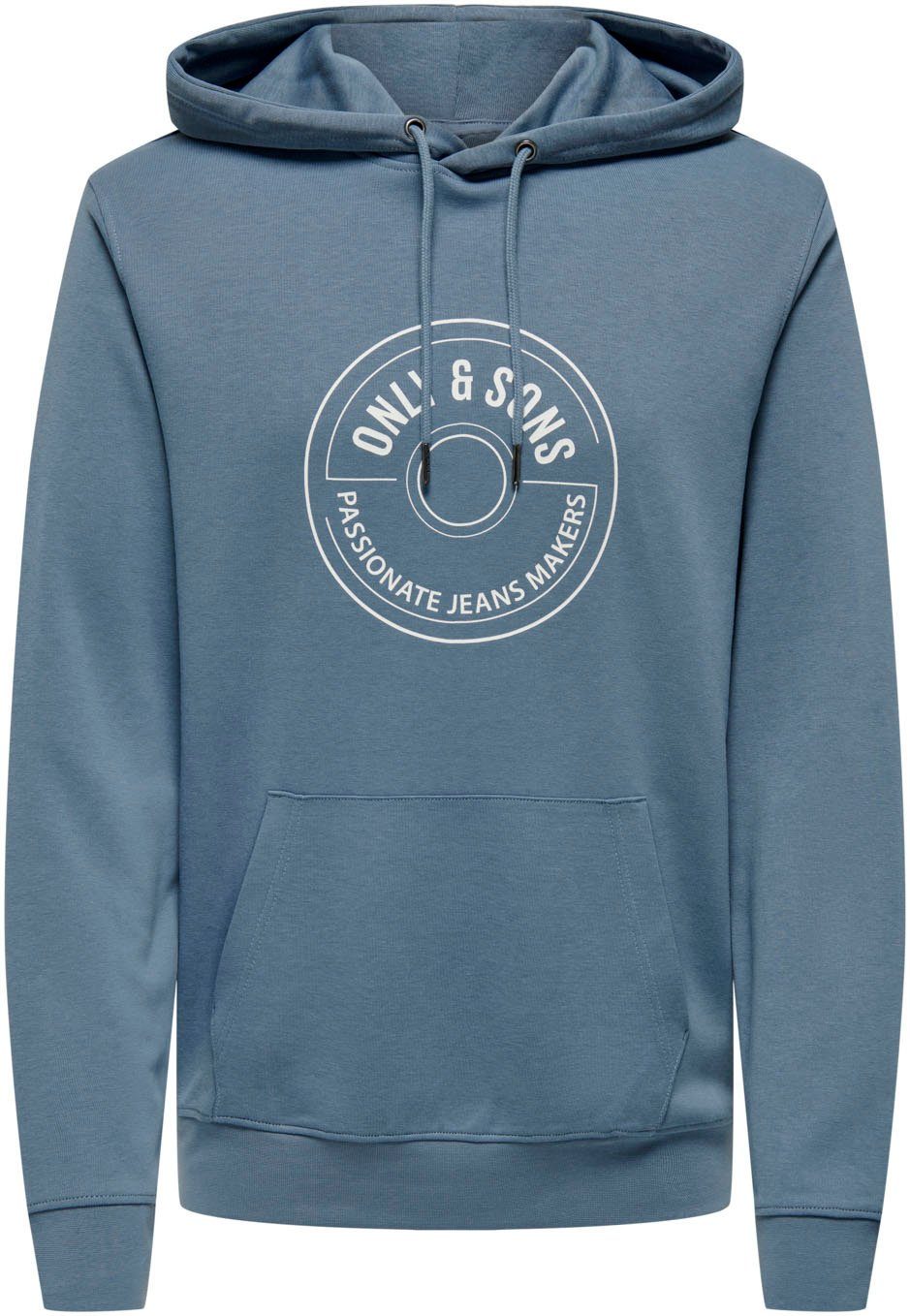 ONLY & SONS Kapuzensweatshirt ONSLAMER REG INTERLOCK SWEAT HOODIE