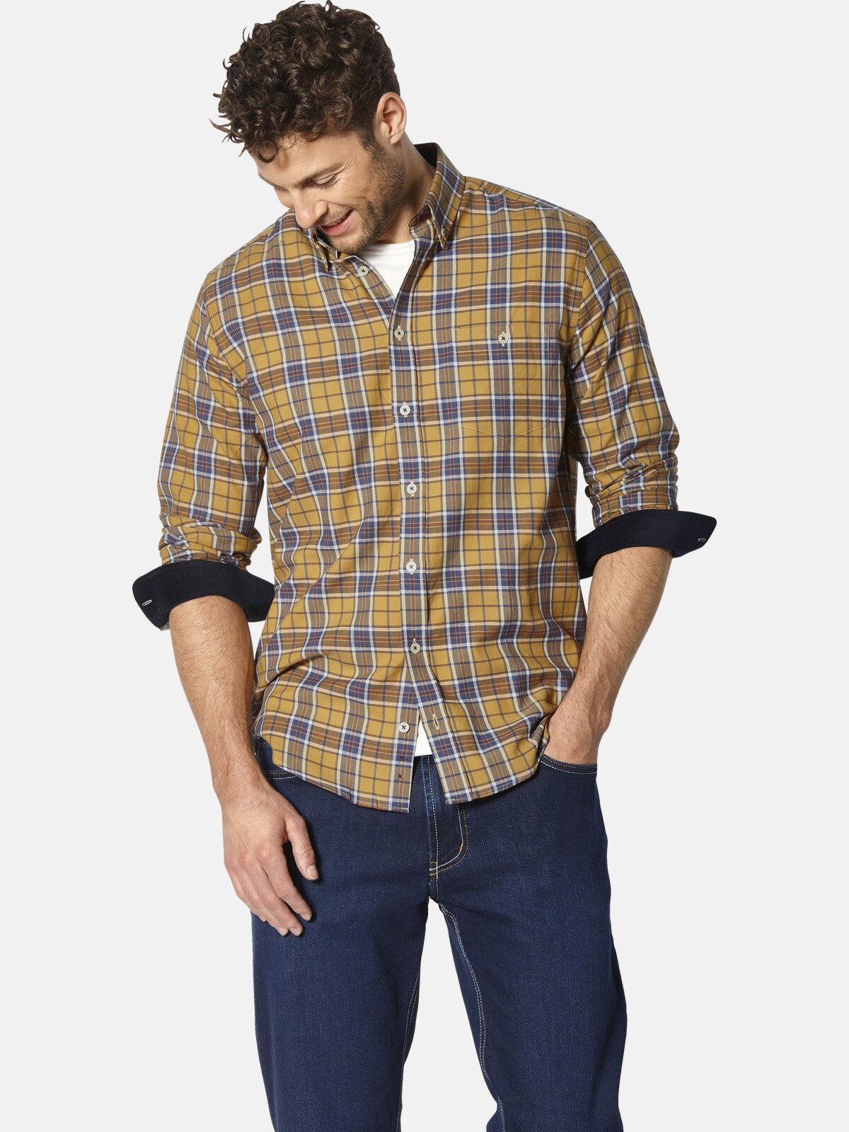 Babista Langarmhemd CLEMELTI mit Kontrastmanschette günstig online kaufen