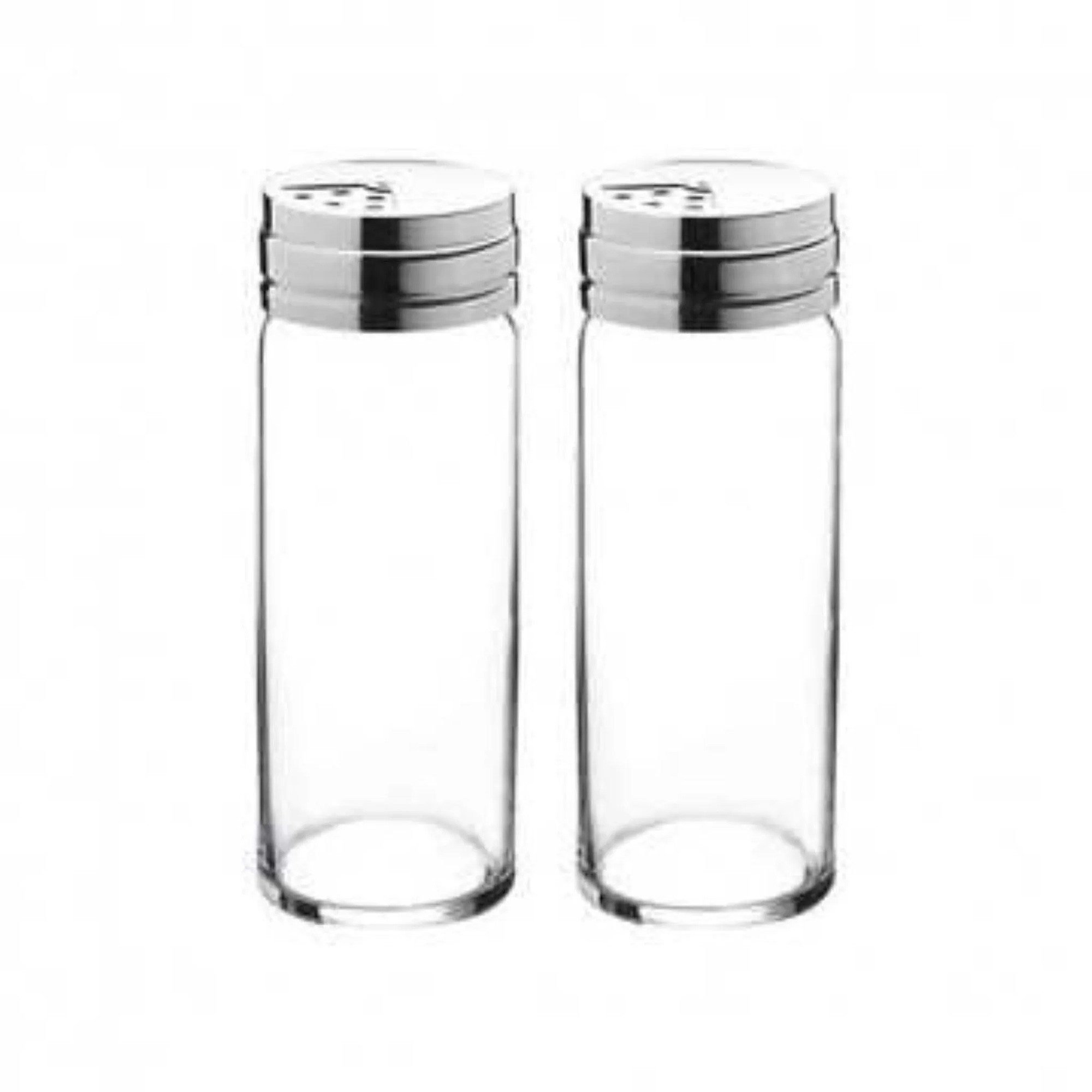 Pasabahce Salzstreuer Pasabahce Basic 2er Salz- & Pfefferstreuer 240 ml –mit Edelstahldeckel, (2-tlg) – Bild 2 von 3