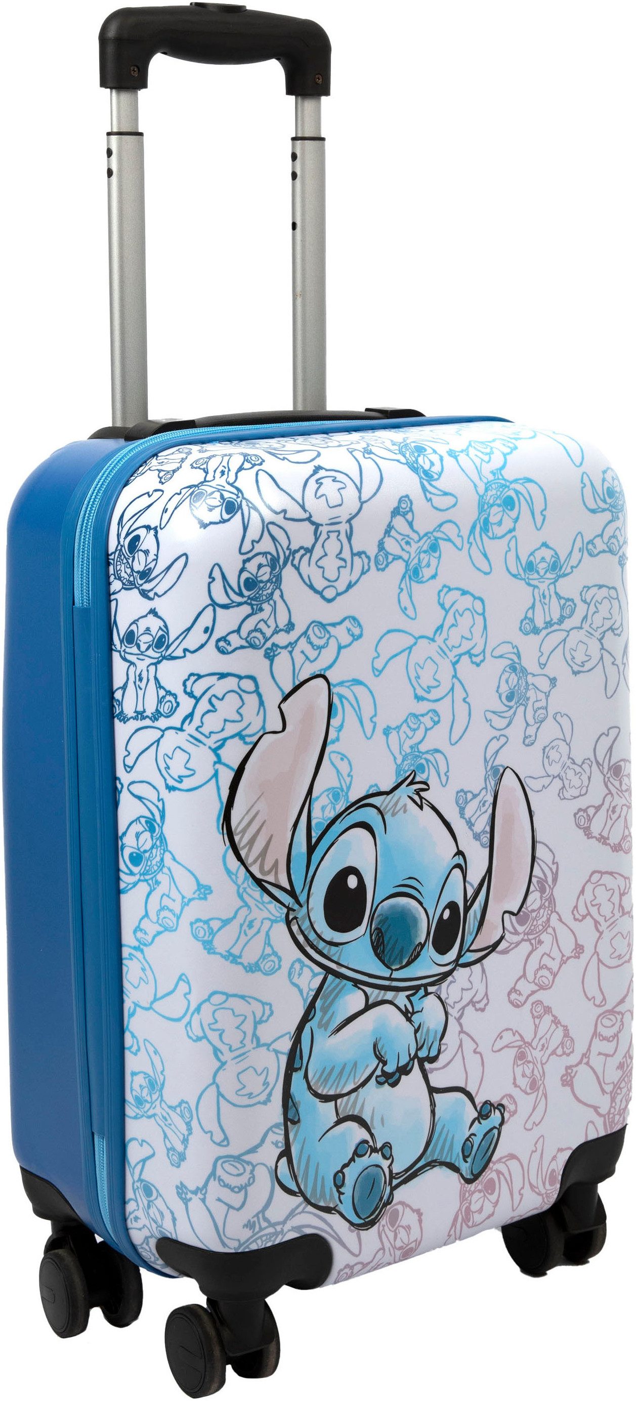 UNDERCOVER Kinderkoffer Stitch, 59 cm, 4 Rollen, mit TSA-Zahlenschloss
