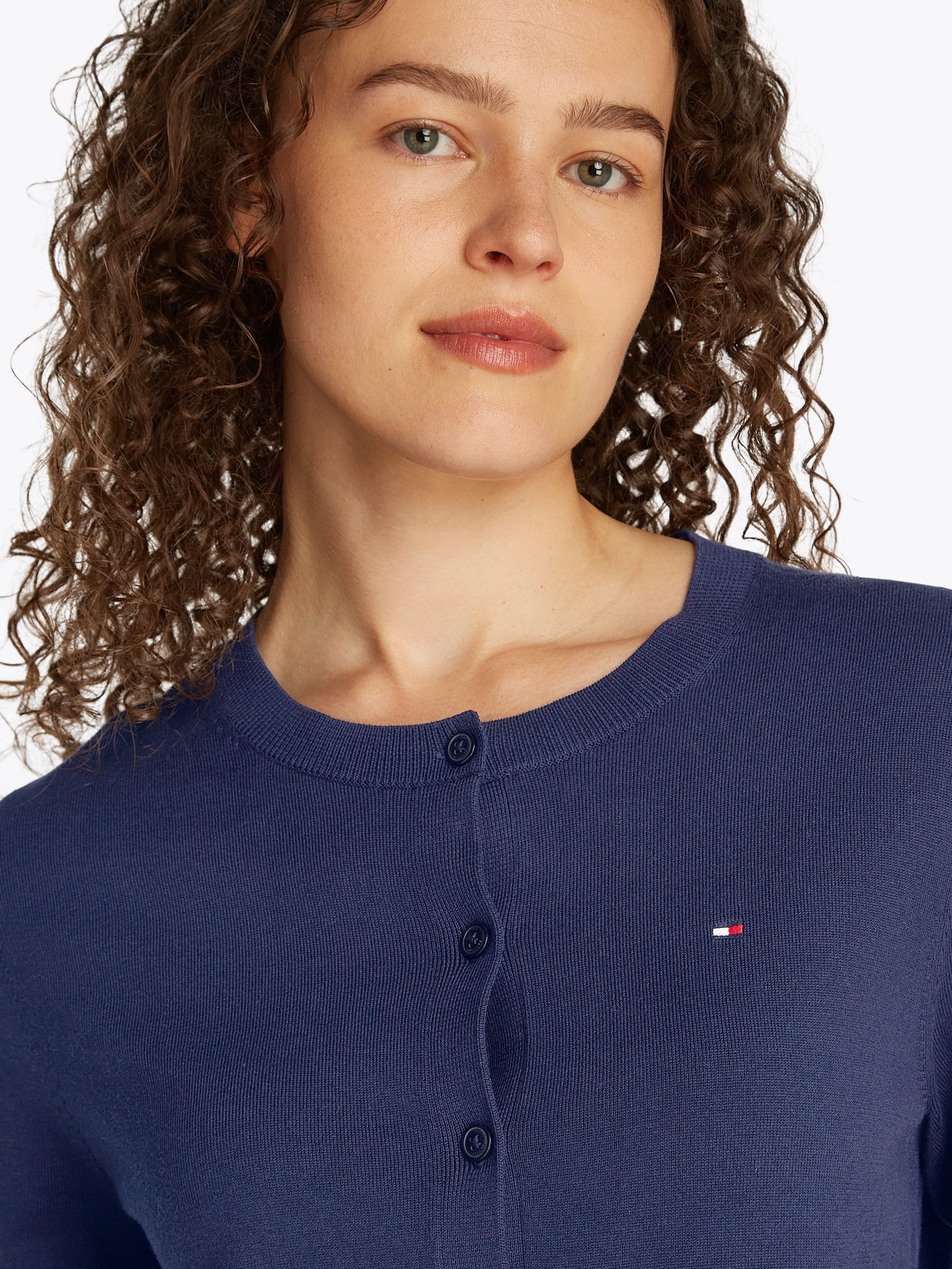 Tommy Hilfiger Cardigan CO JERSEY STITCH günstig online kaufen
