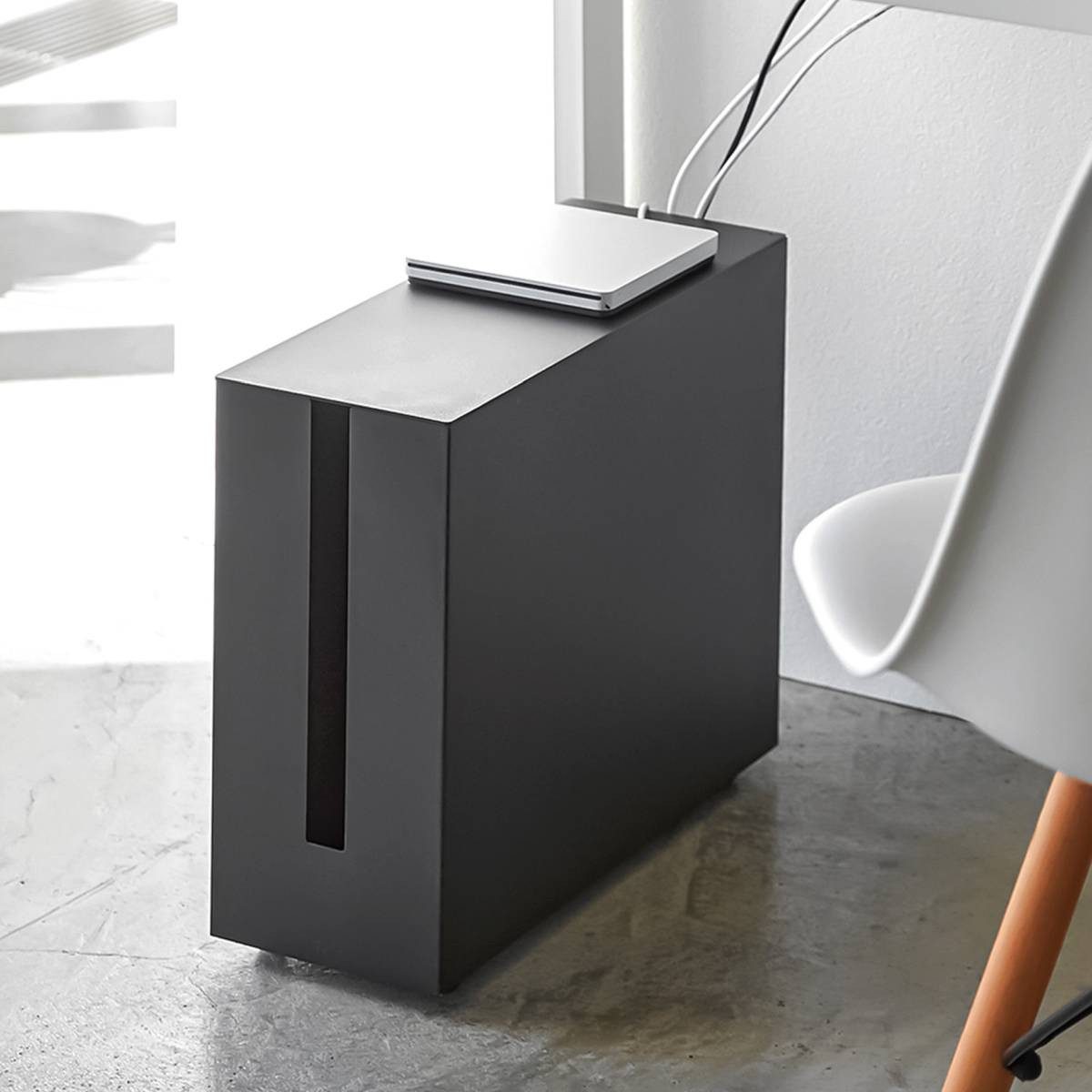 Yamazaki Kabelbox "Tower" 15x34x40cm für Schreibtisch, günstig online kaufen