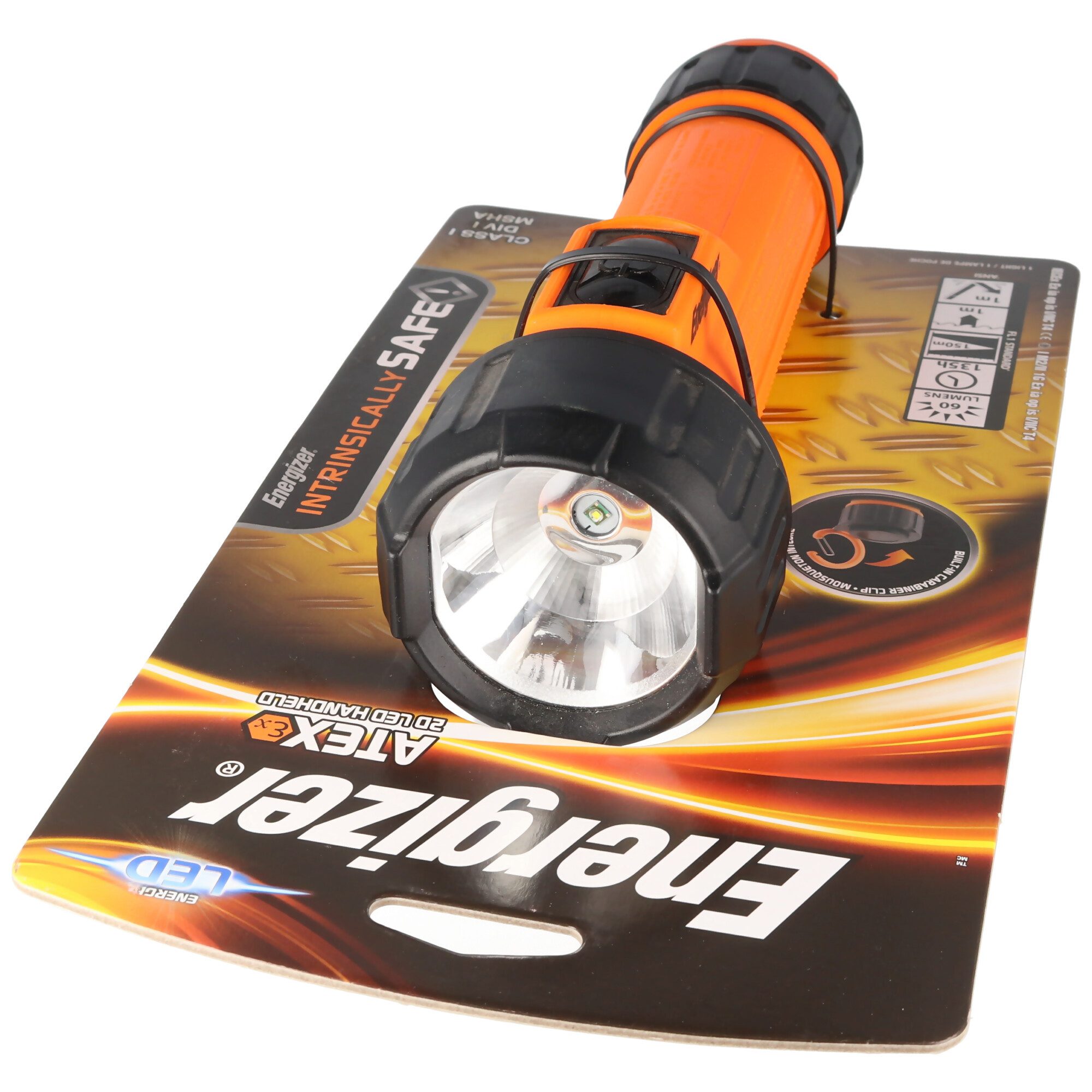 Energizer LED Taschenlampe Energizer 2D ATEX - Taschenlampe - LED - weißes Licht - Schwarz, Sich