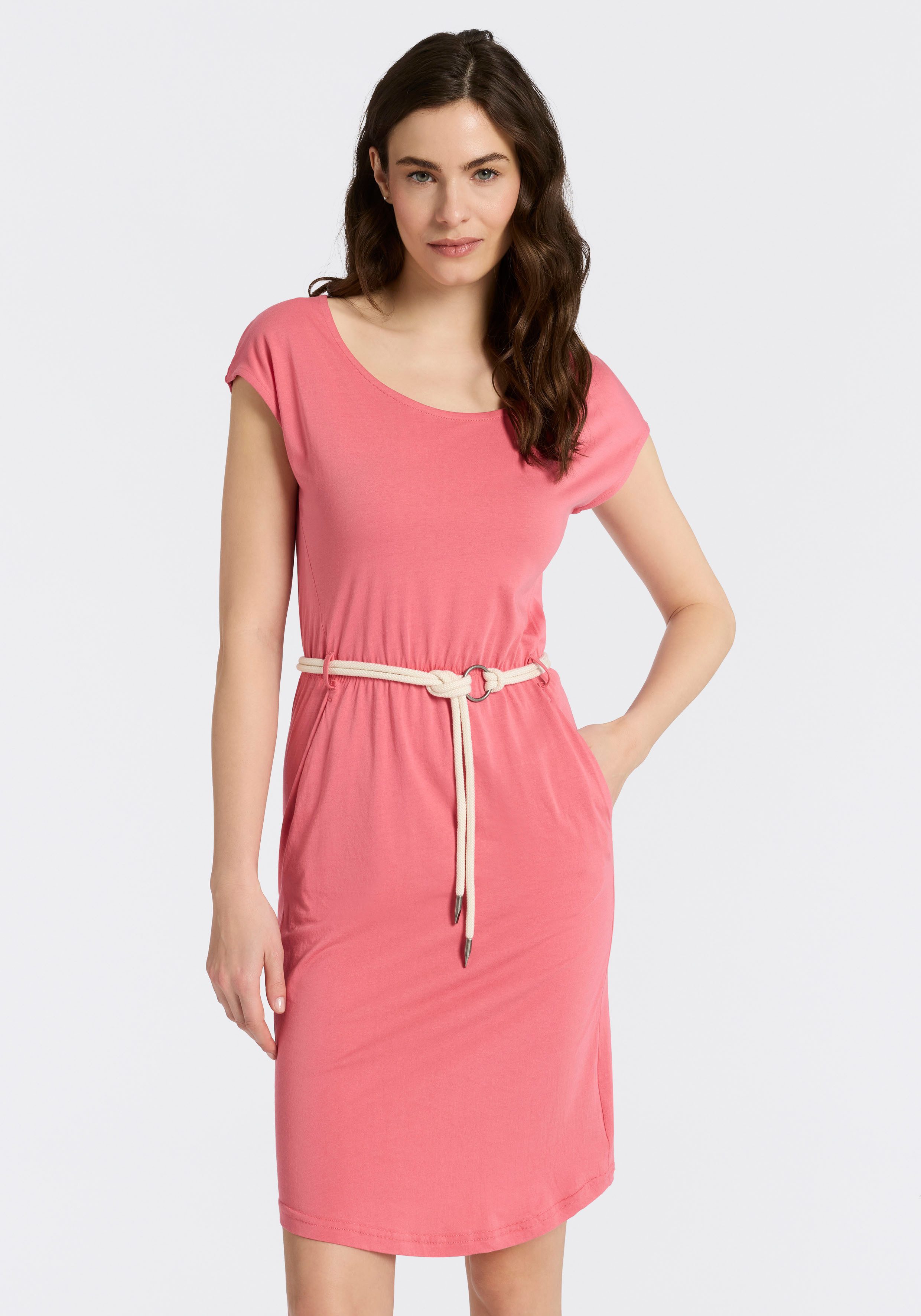 Ragwear Minikleid LILITHE O mit Taillen-Bindegürtel günstig online kaufen