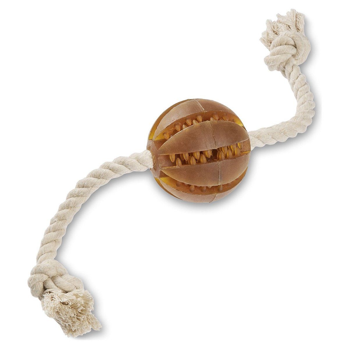 Wolters Zerrspielzeug Hundespielzeug Pure Nature Dental Tau-Spielzeug Ball