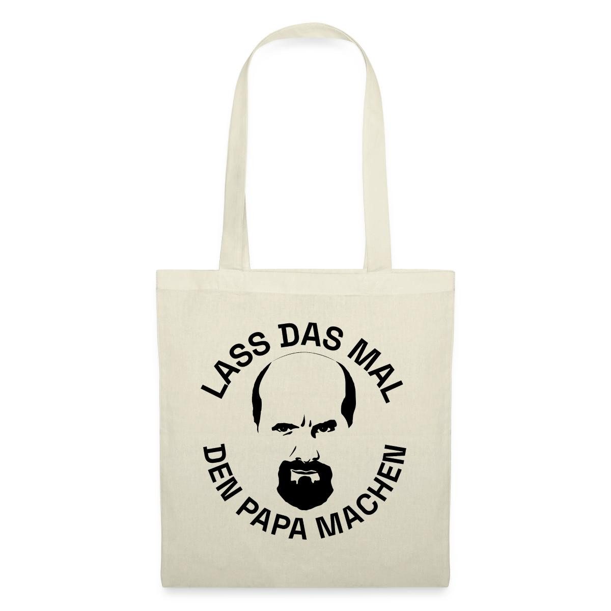 Spreadshirt Henkeltasche Stromberg Bernd Lass Das Mal Den Papa Machen Stoffbeutel (1-tlg), Fassungsvermögen: 10 Liter