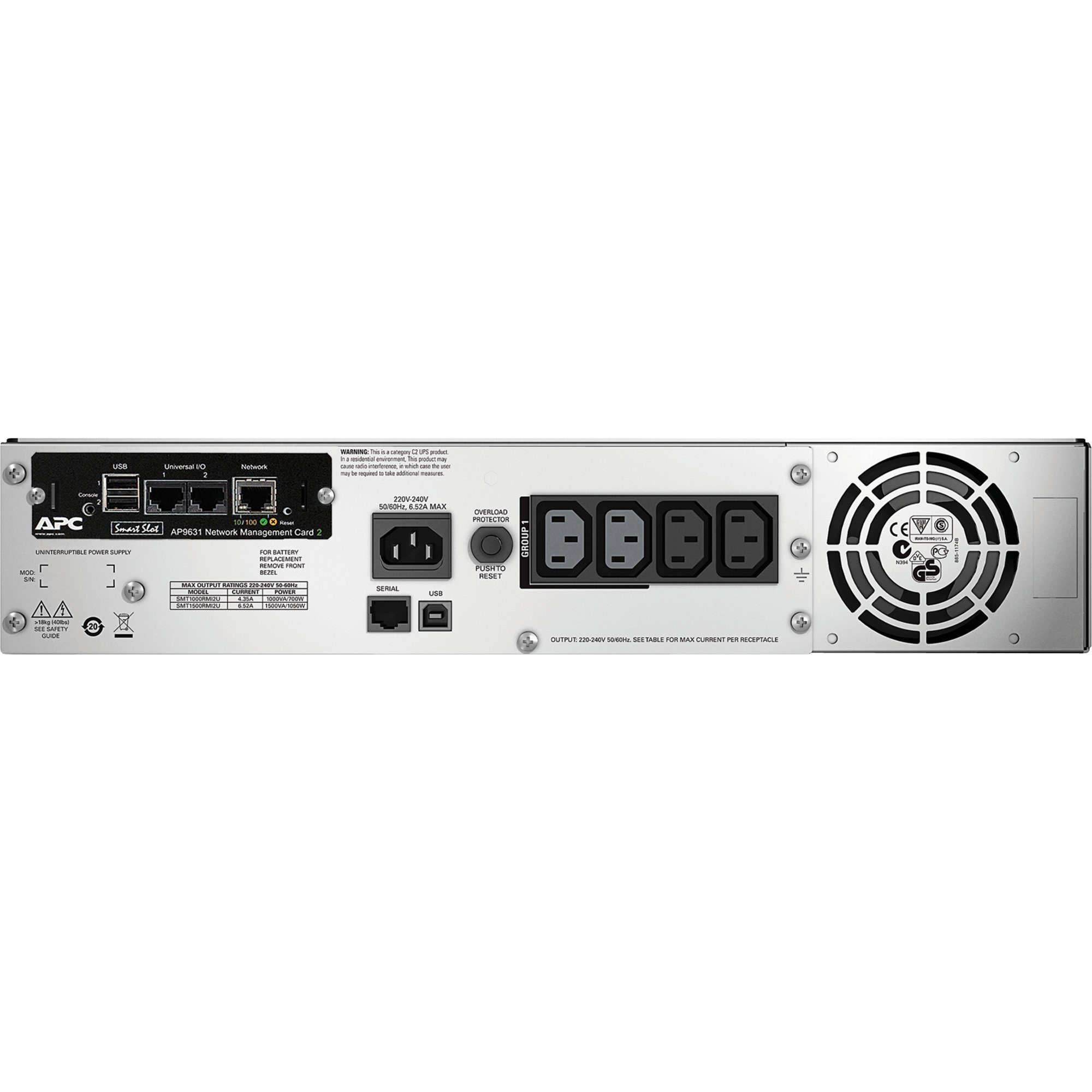 APC USV-Anlage APC Smart-UPS SMT1500RMI2UNC 1500VA, USV