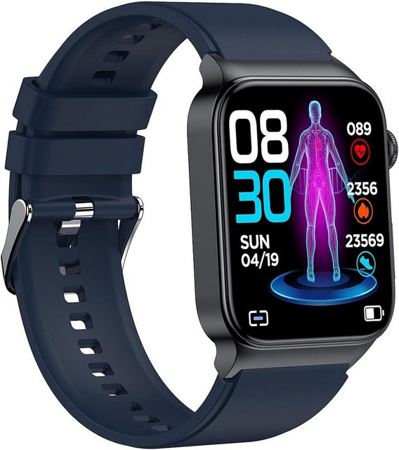 Hikeren Smartwatch, 1,92-Zoll-HD-Voll-Touchscreen-Fitness-Tracker-Uhr Smartwatch