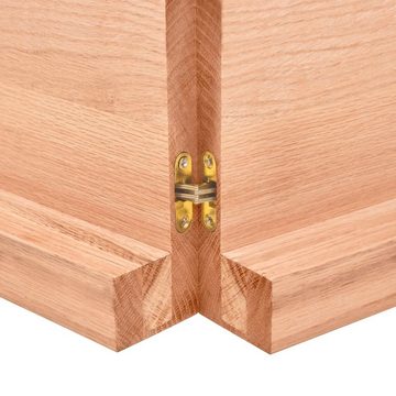 furnicato Tischplatte 120x60x(2-6) cm Massivholz Behandelt Baumkante (1 St)