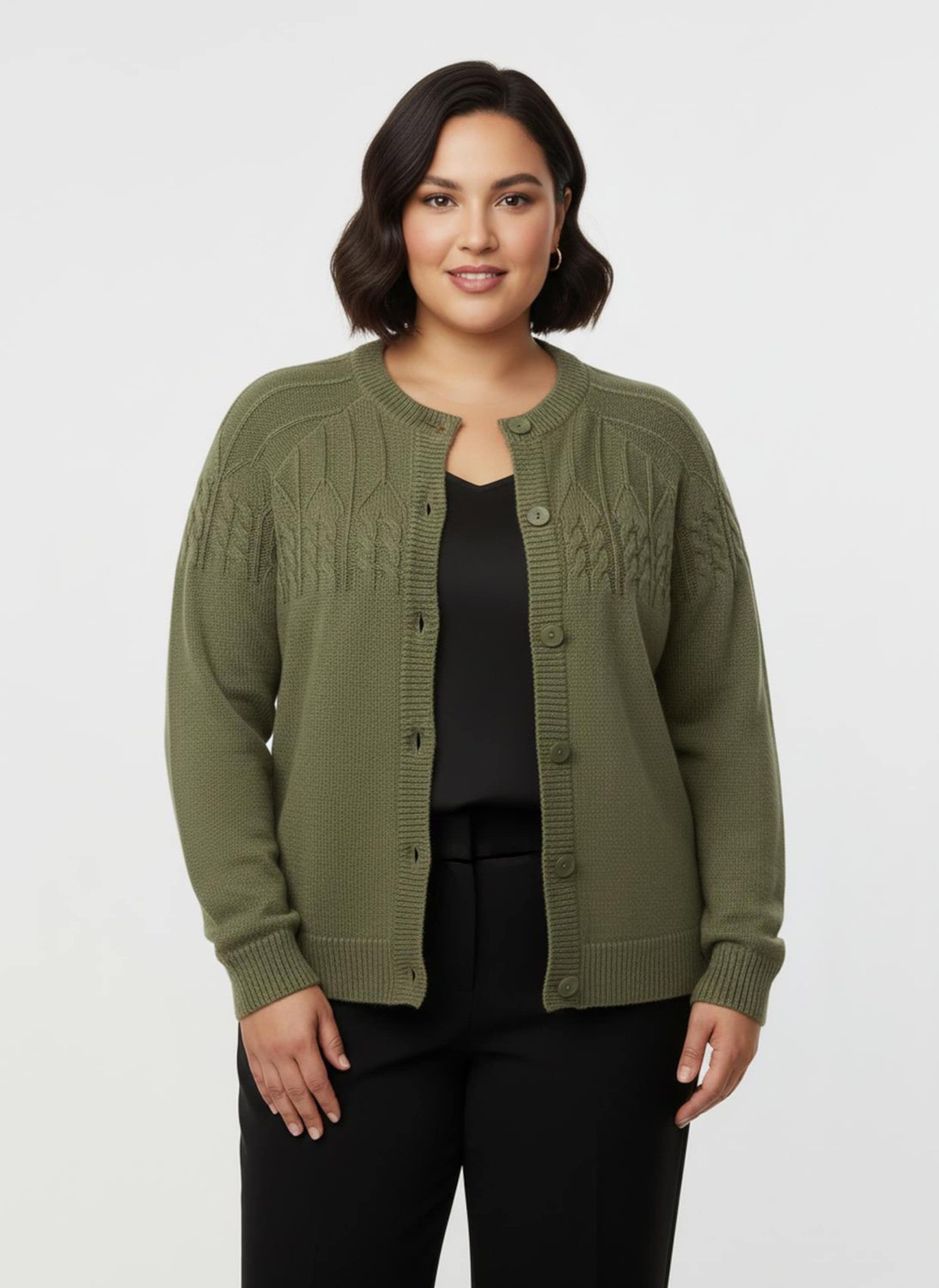Witt Strickjacke Strickjacke Langarm