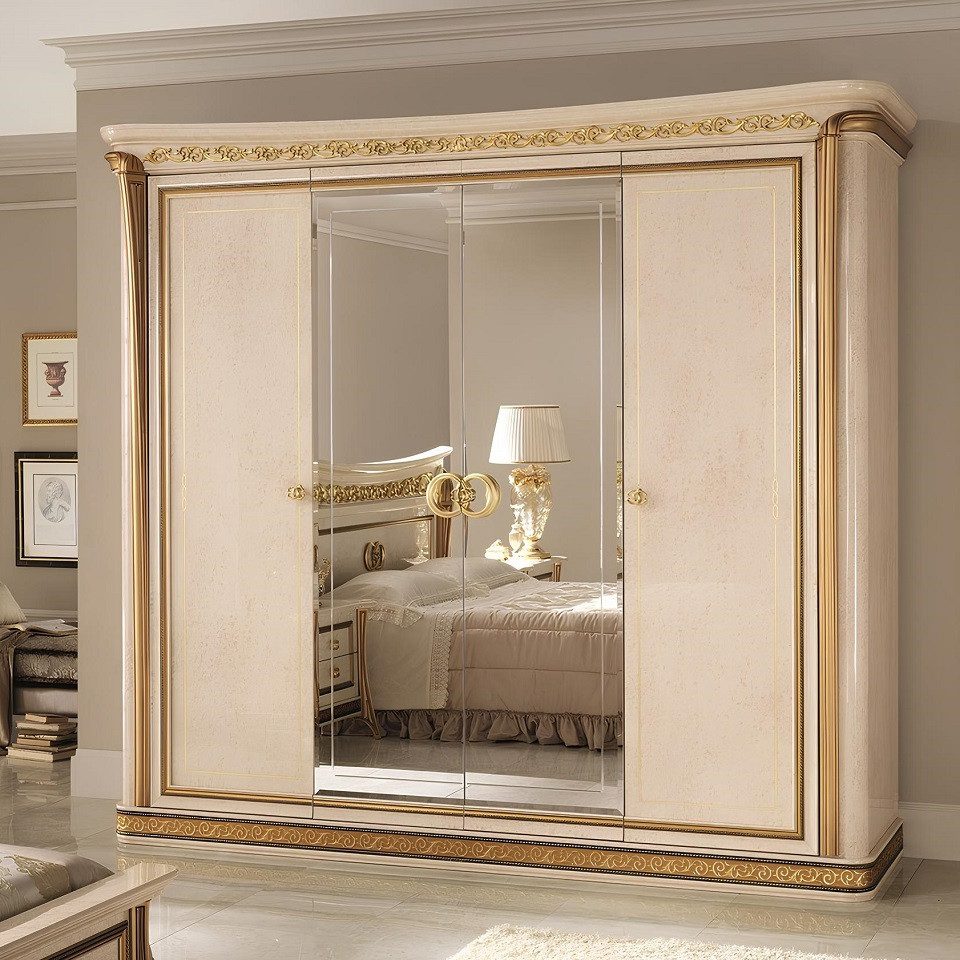 Xlmoebel Kleiderschrank Elegante Hochglanz Kleiderboxen von Arredoclassic (1-St., Kleiderschrank) Hergestellt in Italia