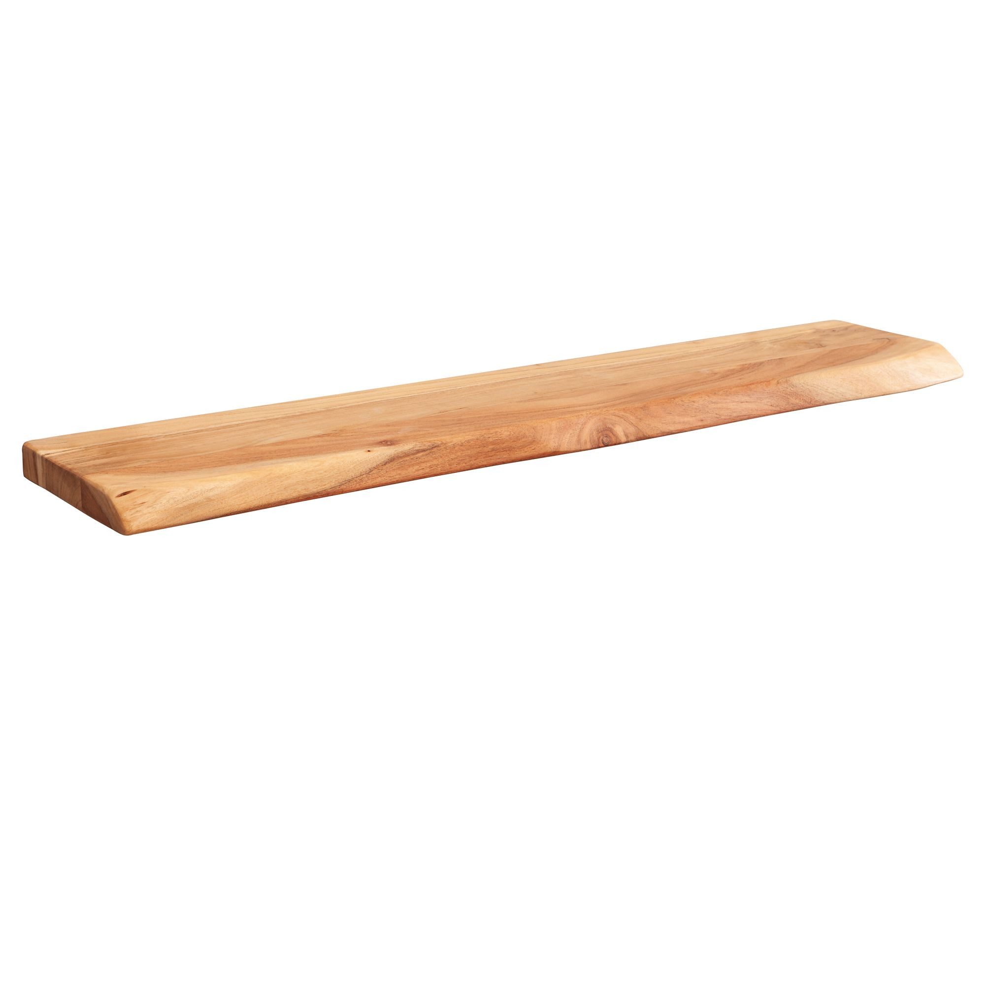 tinkaro Regal LIGITA Massivholz Hängeregal Braun