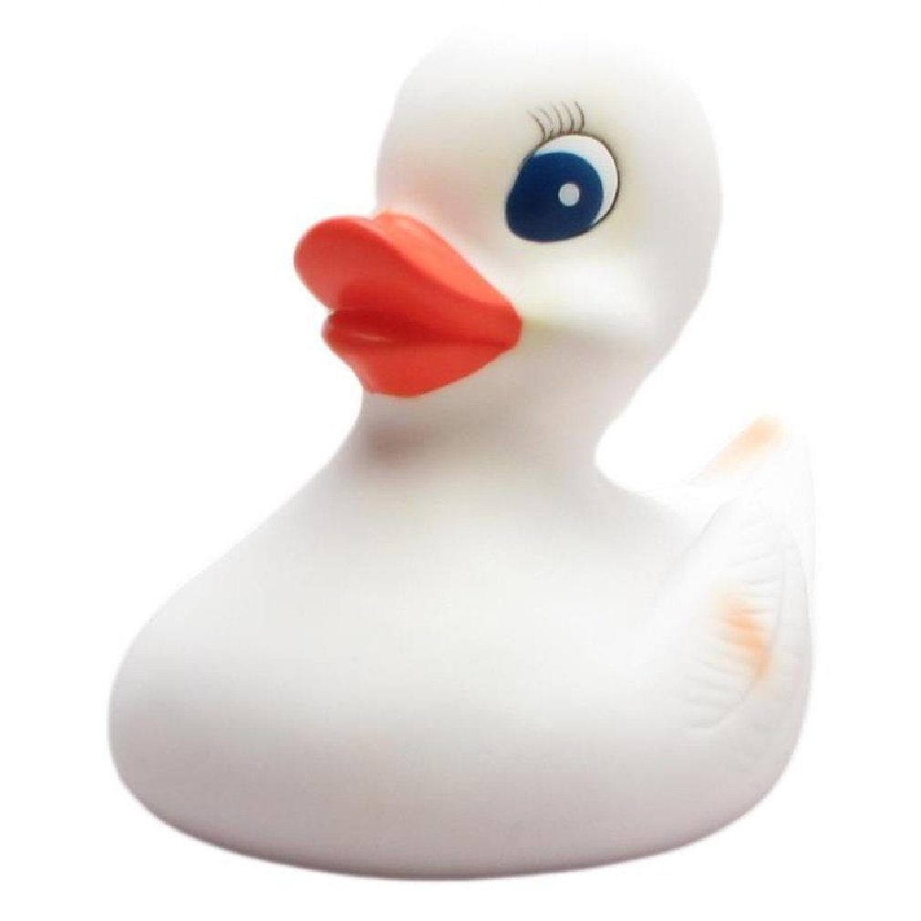 cm Quietscheentchen - weiss 10 Duckshop Badespielzeug - Klara
