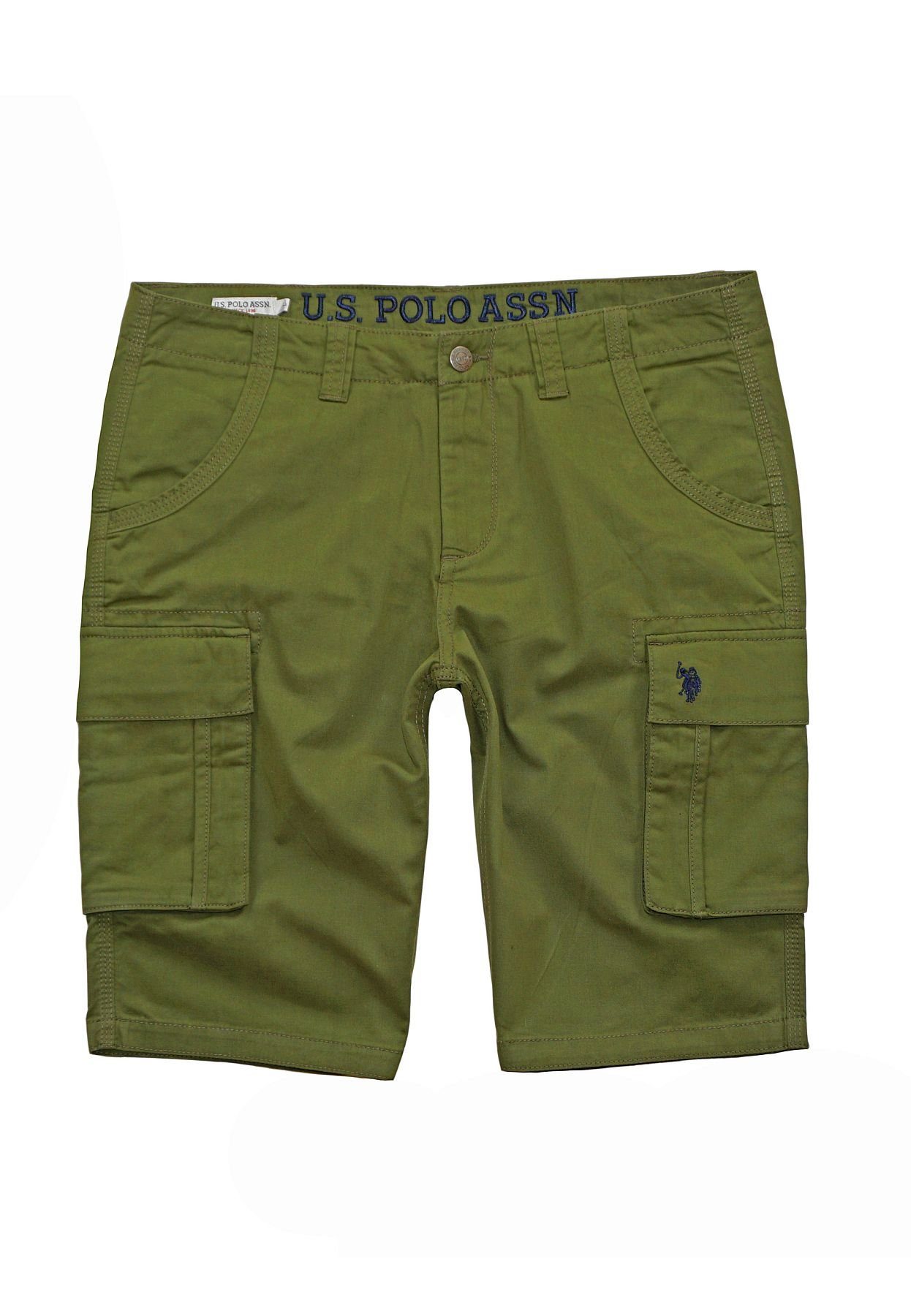 U.S. Polo Assn. Cargoshorts Shorts kurze Cargo Hose ELFRED mit großen (1-tlg)