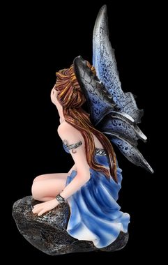 Figuren Shop GmbH Fantasy-Figur Elfenfigur - Himmlische Morgenluft - Fee magische Fantasy Dekoration