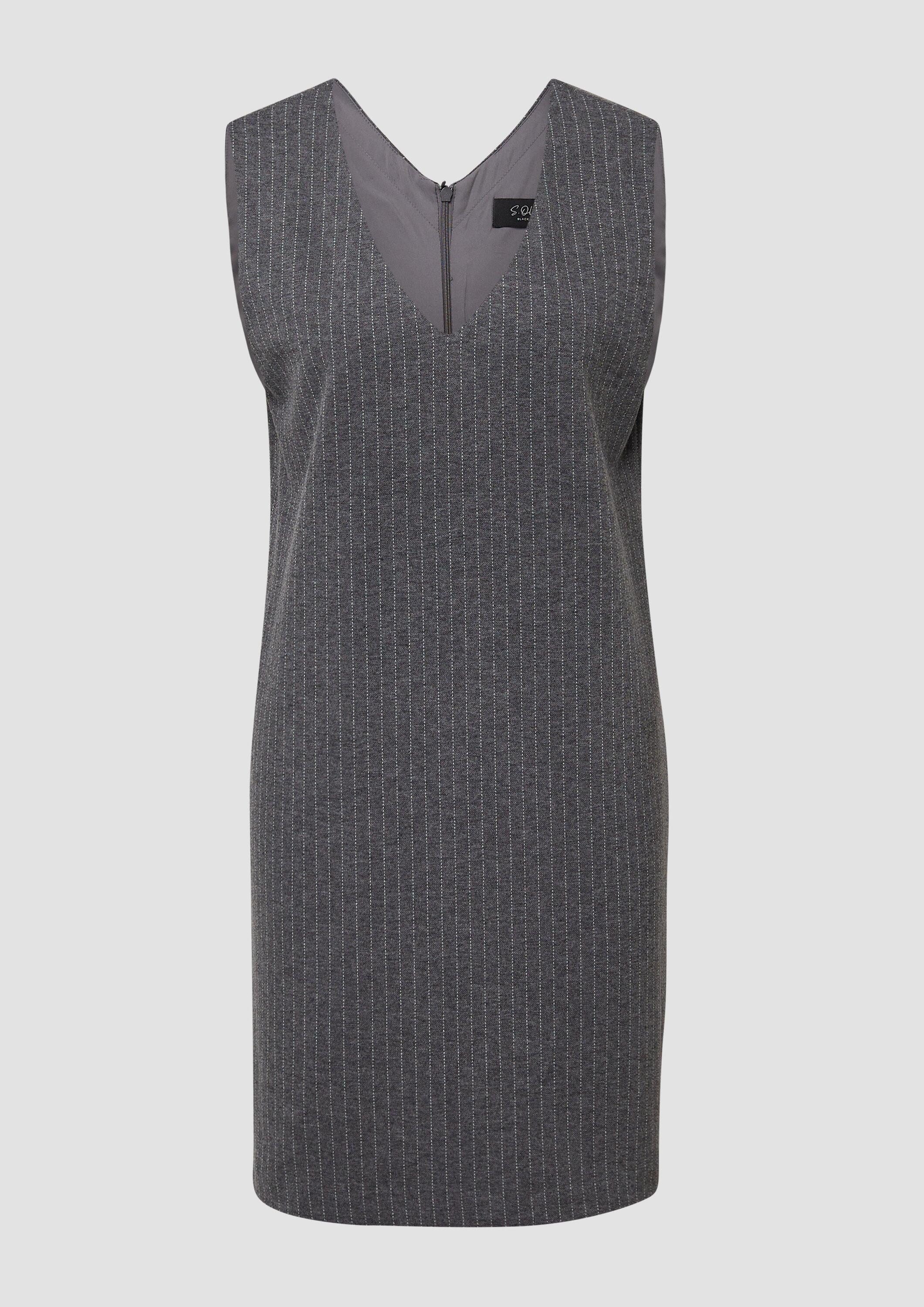 s.Oliver Minikleid Kleid Kleid im A-Shape mit Nadelstreifen