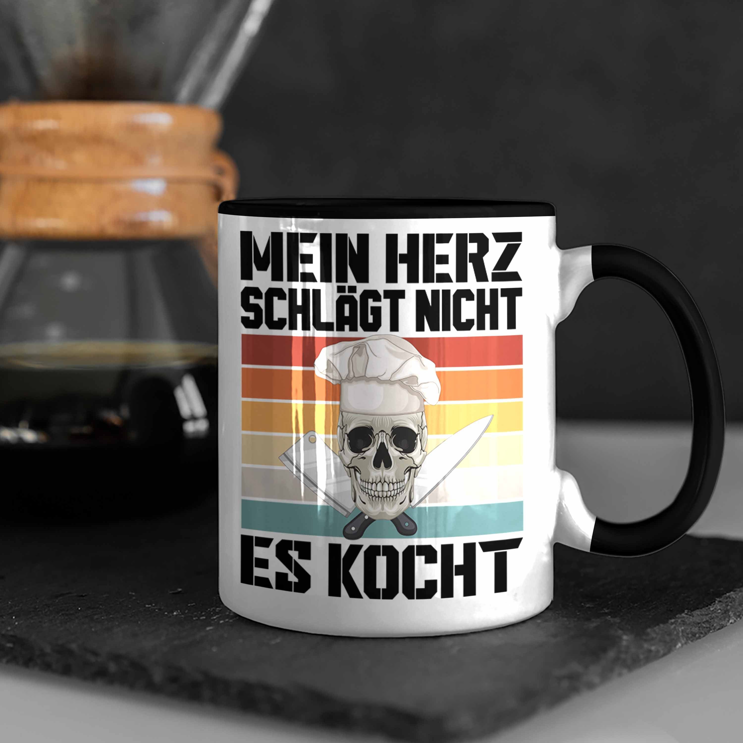 Lustig Koch - Schwarz Geschenkidee Männer Geschenke Trendation Tasse für Tasse Trendation Geschenk Koch Köchin