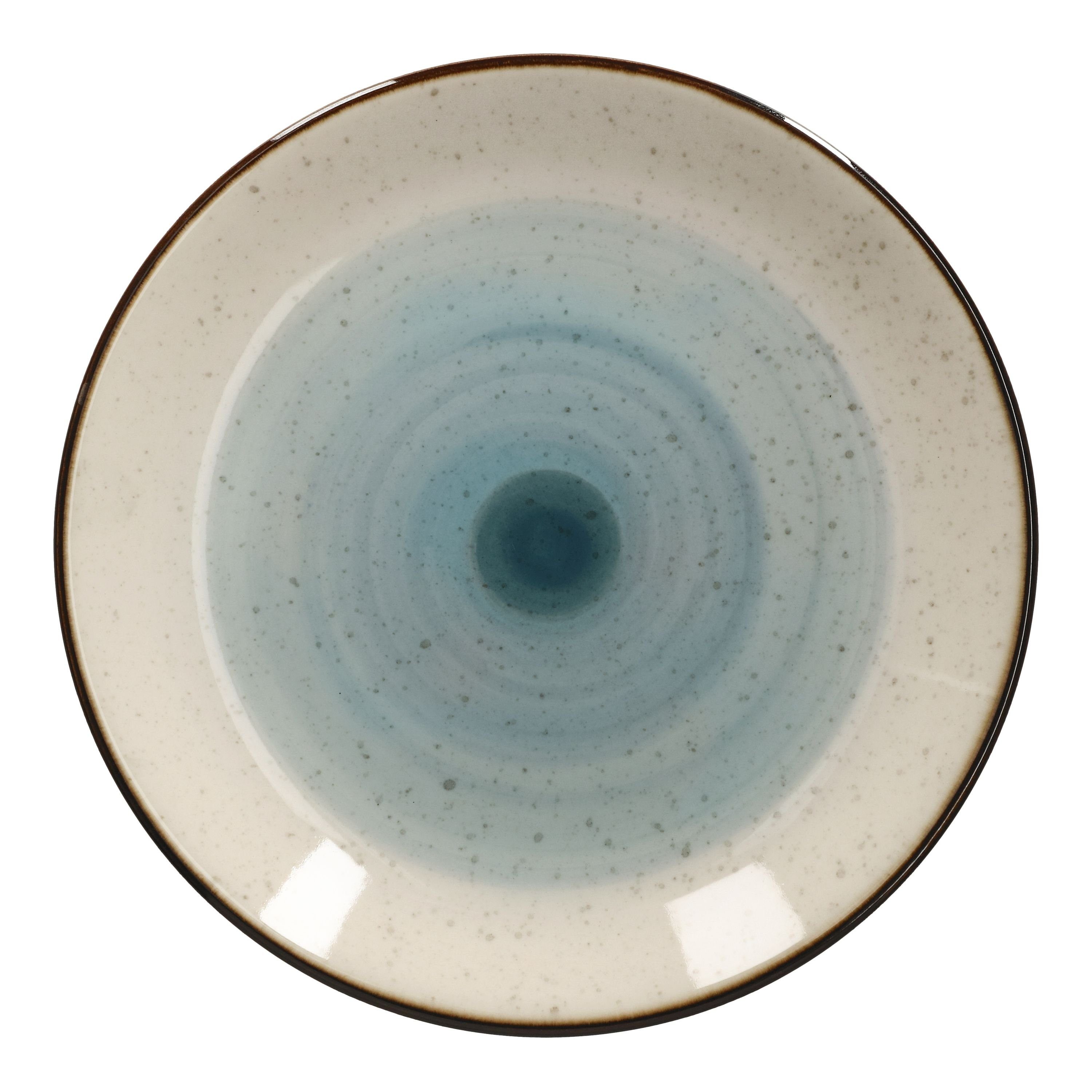 van Well Frühstücksteller Kuchenteller Nova Ø21cm blau