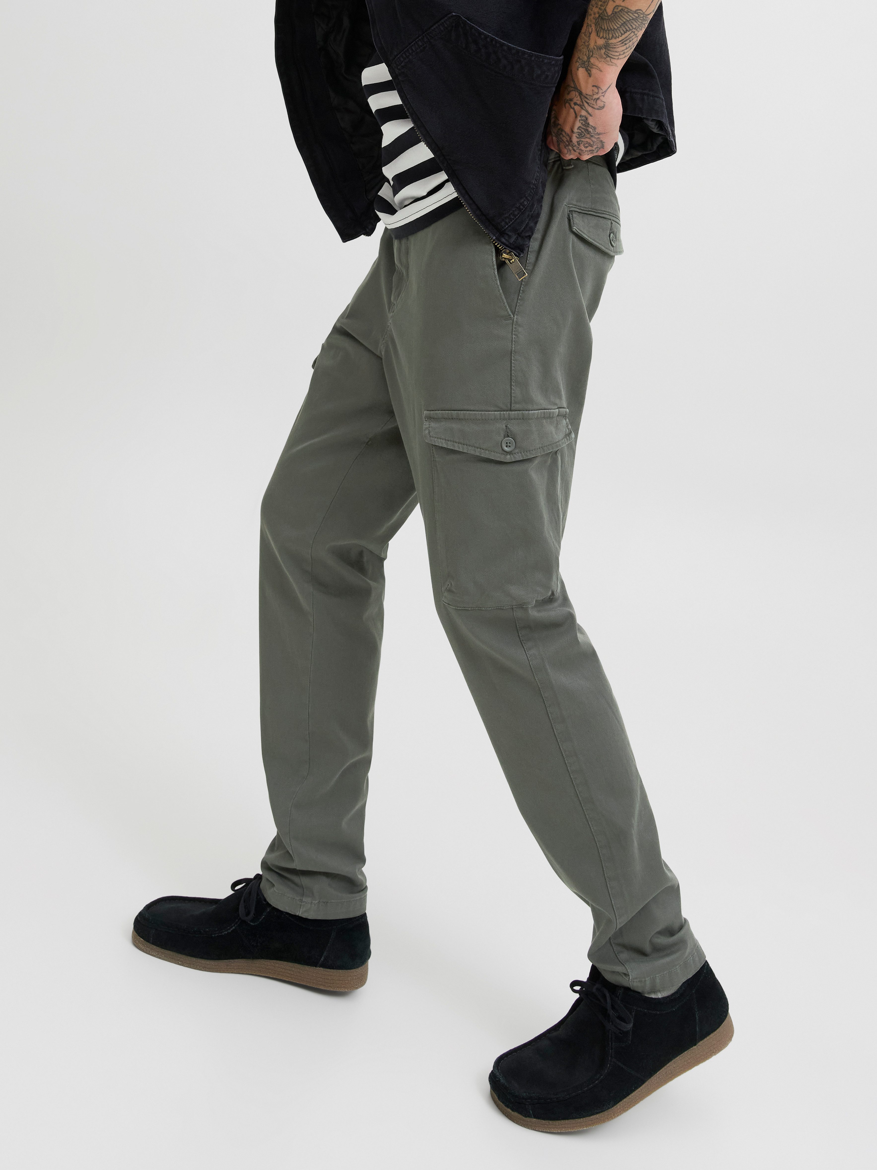 Jack & Jones Cargohose JPSTACE ARTHUR DOBBY CARGO SN