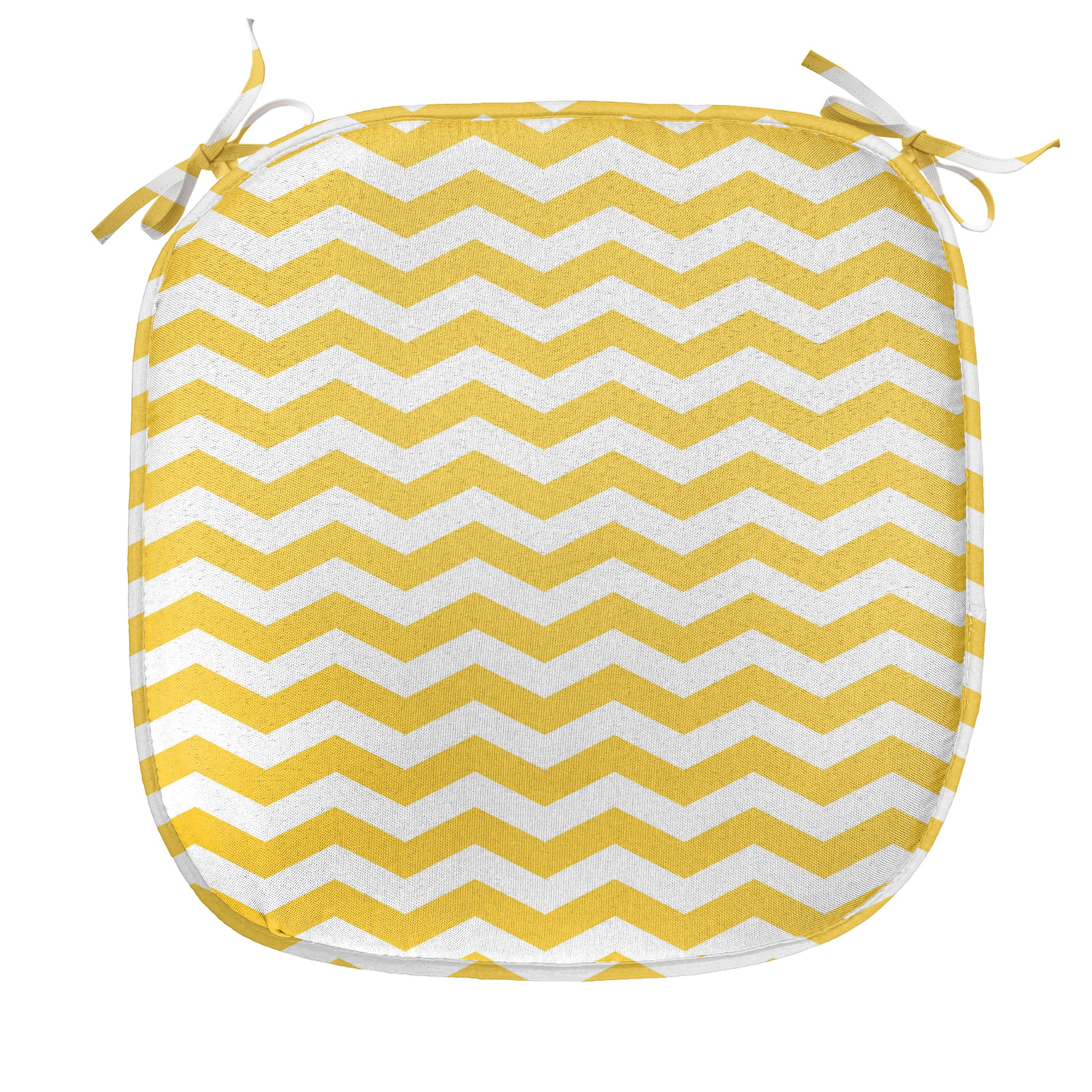 Stuhlkissen Dekoratives wasserfestes Kissen mit Riemen für Küchensitze