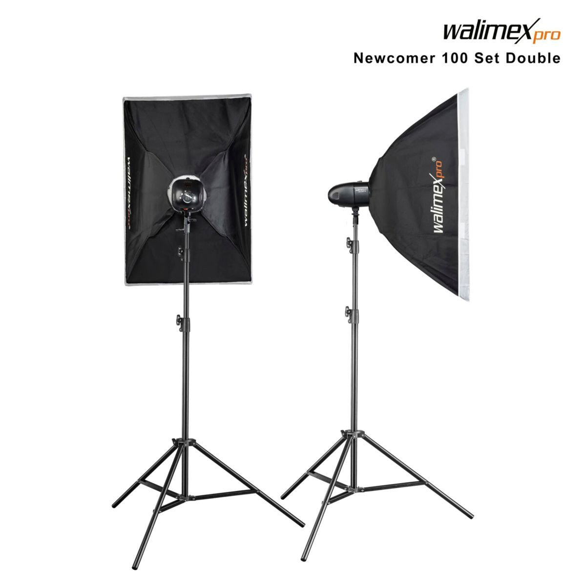 walimex pro Newcomer 100 II Set Double Studio-Blitzgerät