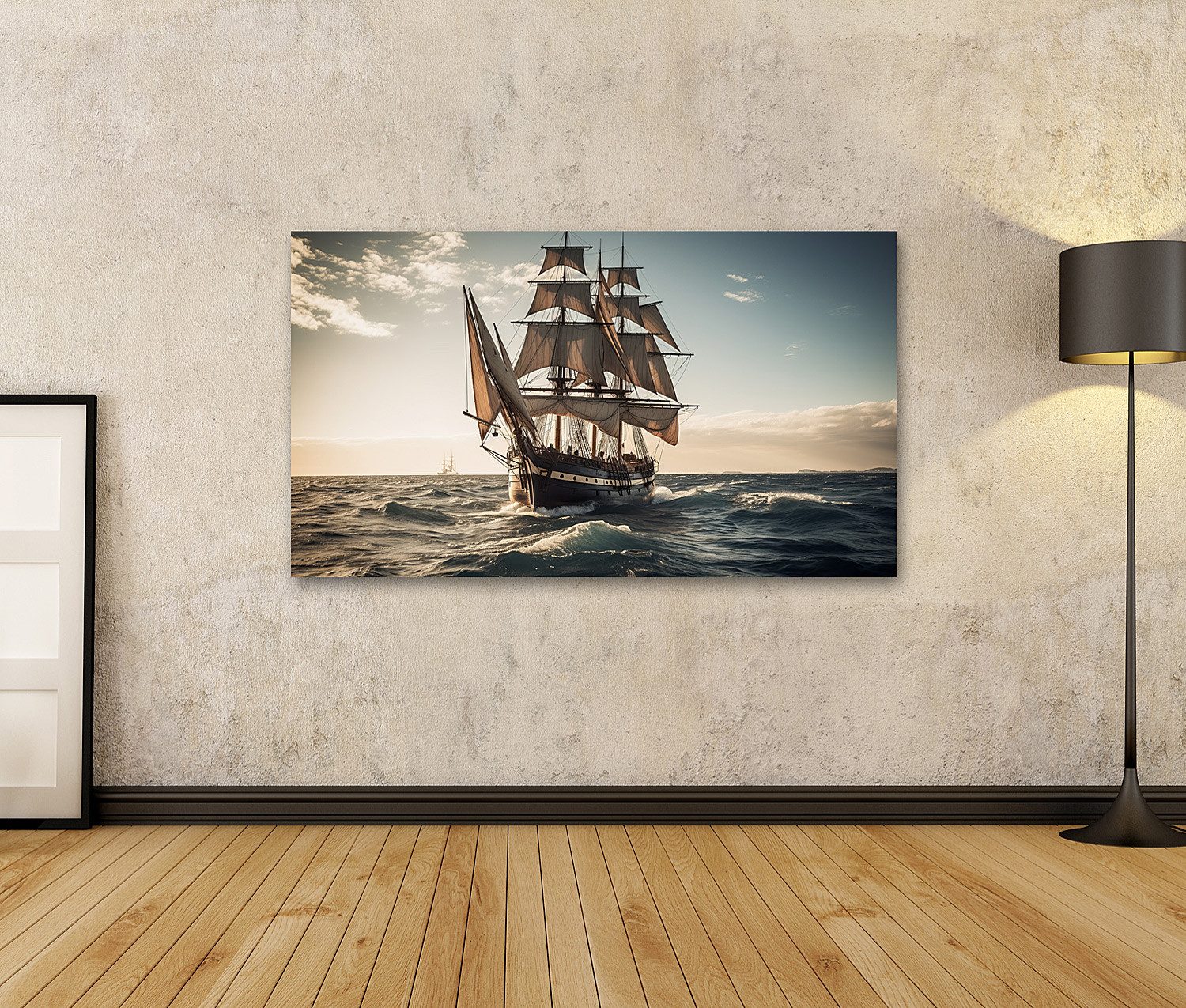 islandburner Leinwandbild Segelschiff Segeln Meer Segelschiffe günstig online kaufen