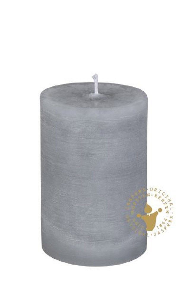 Jaspers Kerzen Rustic-Kerze Nordische Reifkerzen steingrau 120 x 70 mm, 1