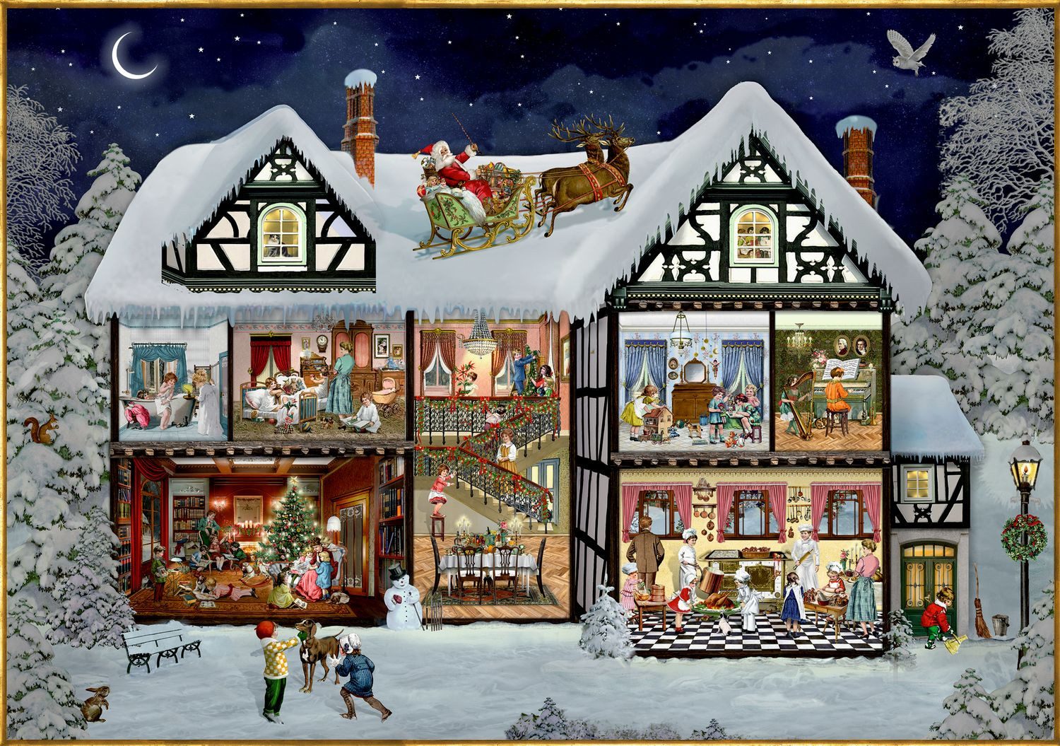 Coppenrath Spiel Puzzle - Im Adventshaus