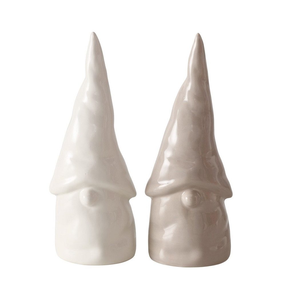 BOLTZE Wichtel Boltze Wichtel, Figur Topas, 2 sort., weiß oder beige, Weihnachtsmann