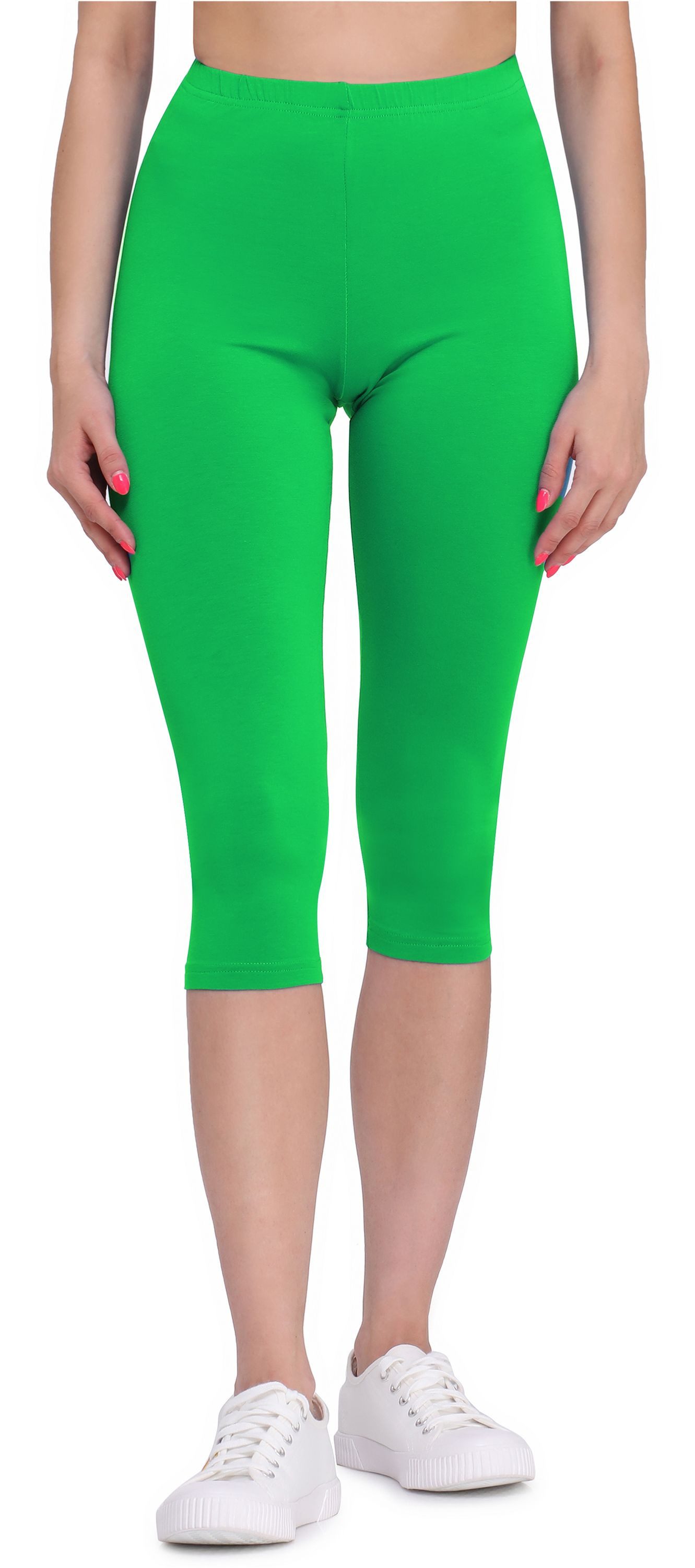 Leggings Damen 3/4 Capri Hose aus Viskose BLV50-148