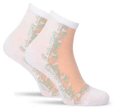 Tamaris Короткі шкарпетки mit Blumendesign (1-Paar) aus hautfreundlicher Baumwolle