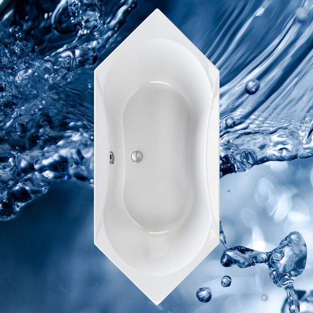 Dusche-24 Badewanne Badewanne 180x80 und 190x80 cm BORA