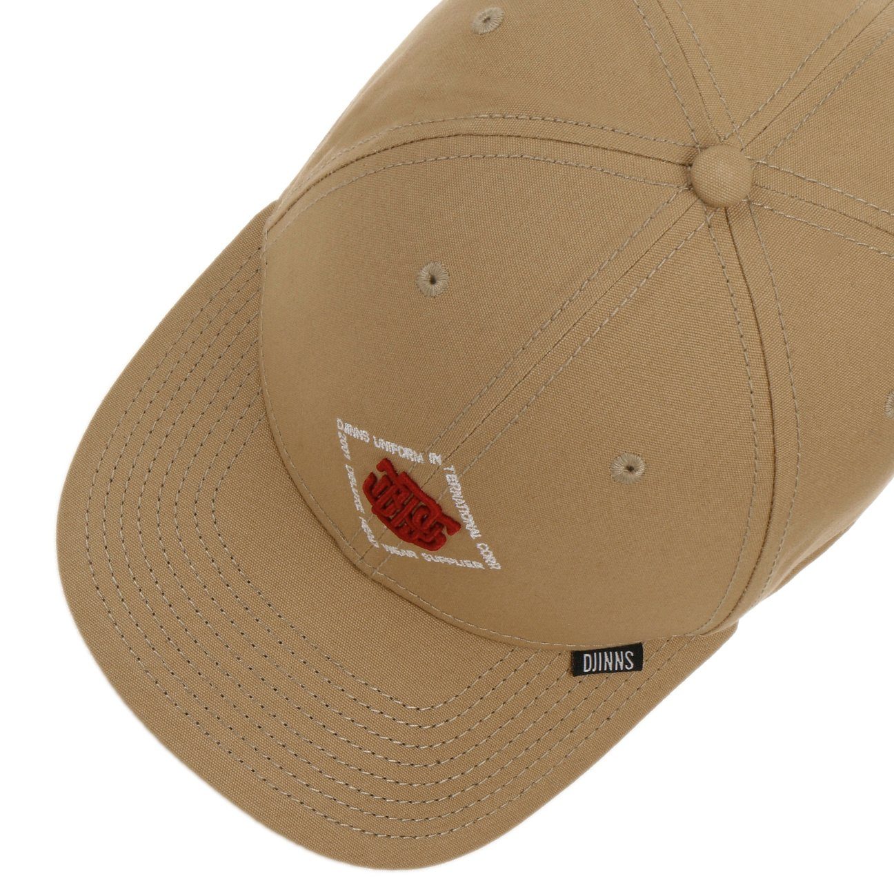 Basecap Cap (1-St) Djinns khaki Baseball Metallschnalle