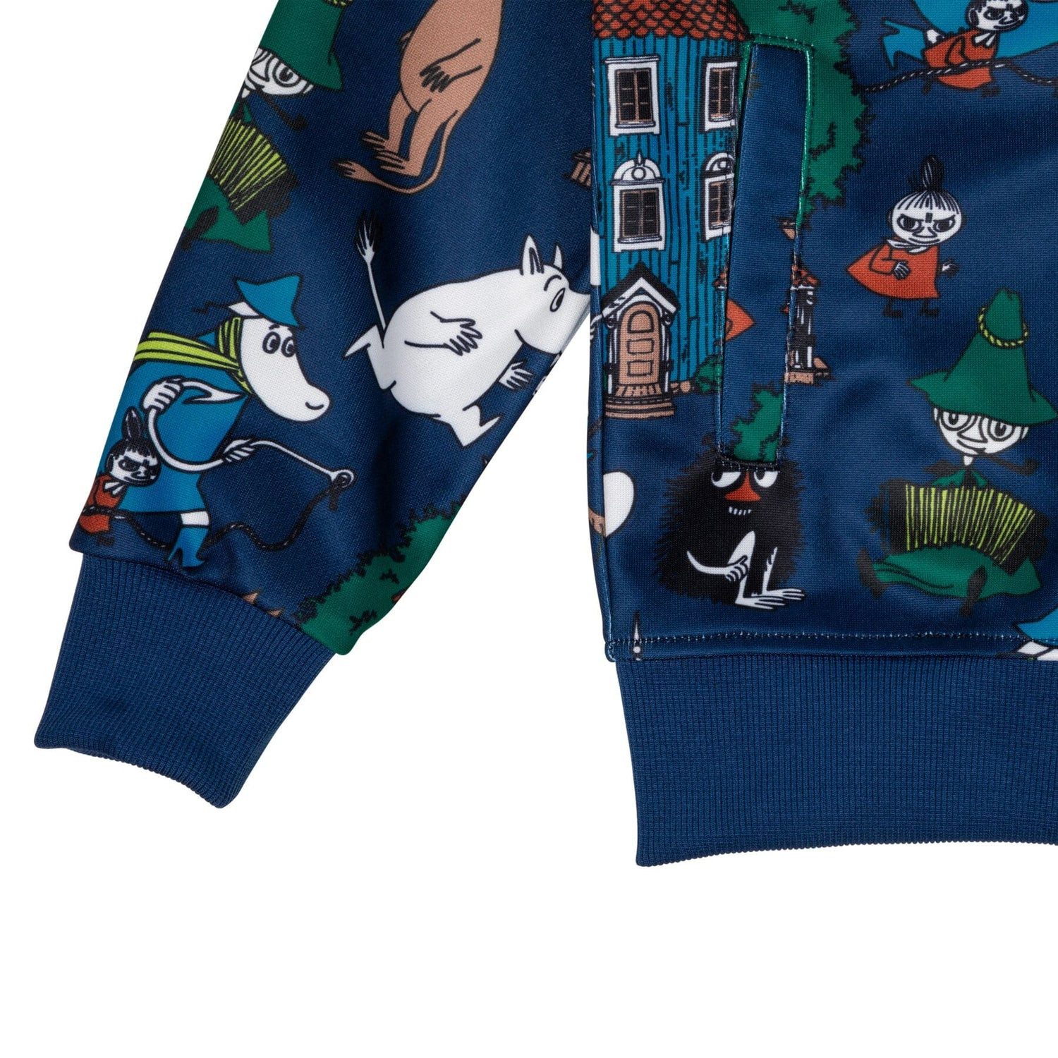 Moomin by Martinex Sweatjacke MOOMIN Kinder Track Jacket Jacke Blau – © Moomin Characters