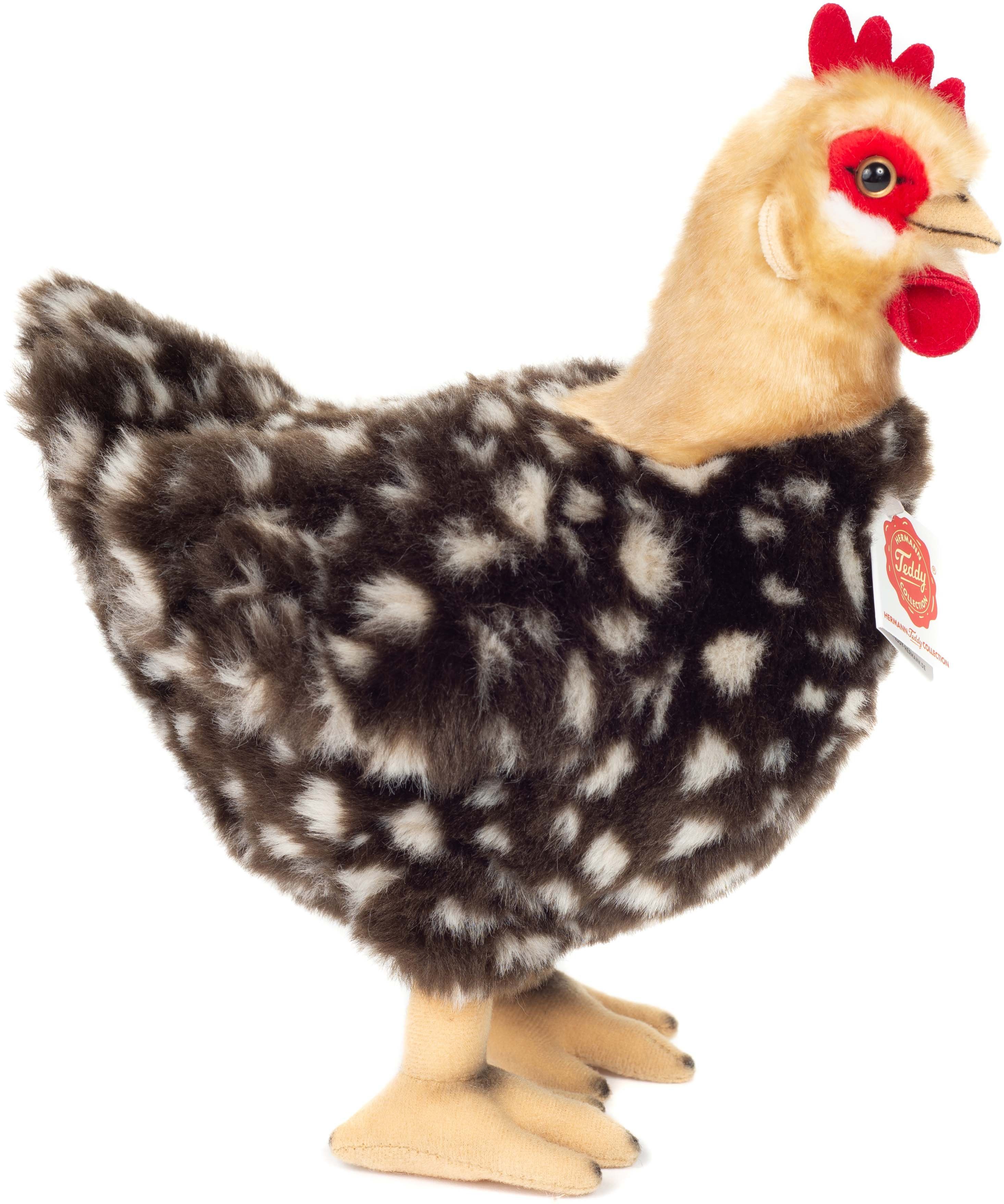 Teddy Hermann® Kuscheltier Henne 24 cm, zum Teil aus recyceltem Material