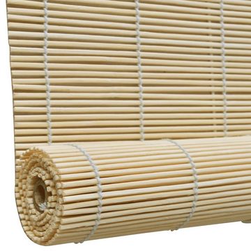 Rollo Bambusrollo Natur 120x220 cm, vidaXL