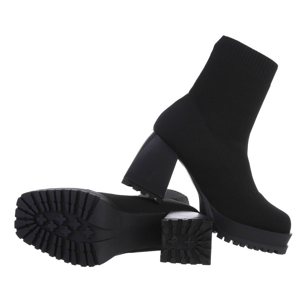 Ital-Design Damen Schlupfschuhe Freizeit Plateaustiefelette (81809632) günstig online kaufen