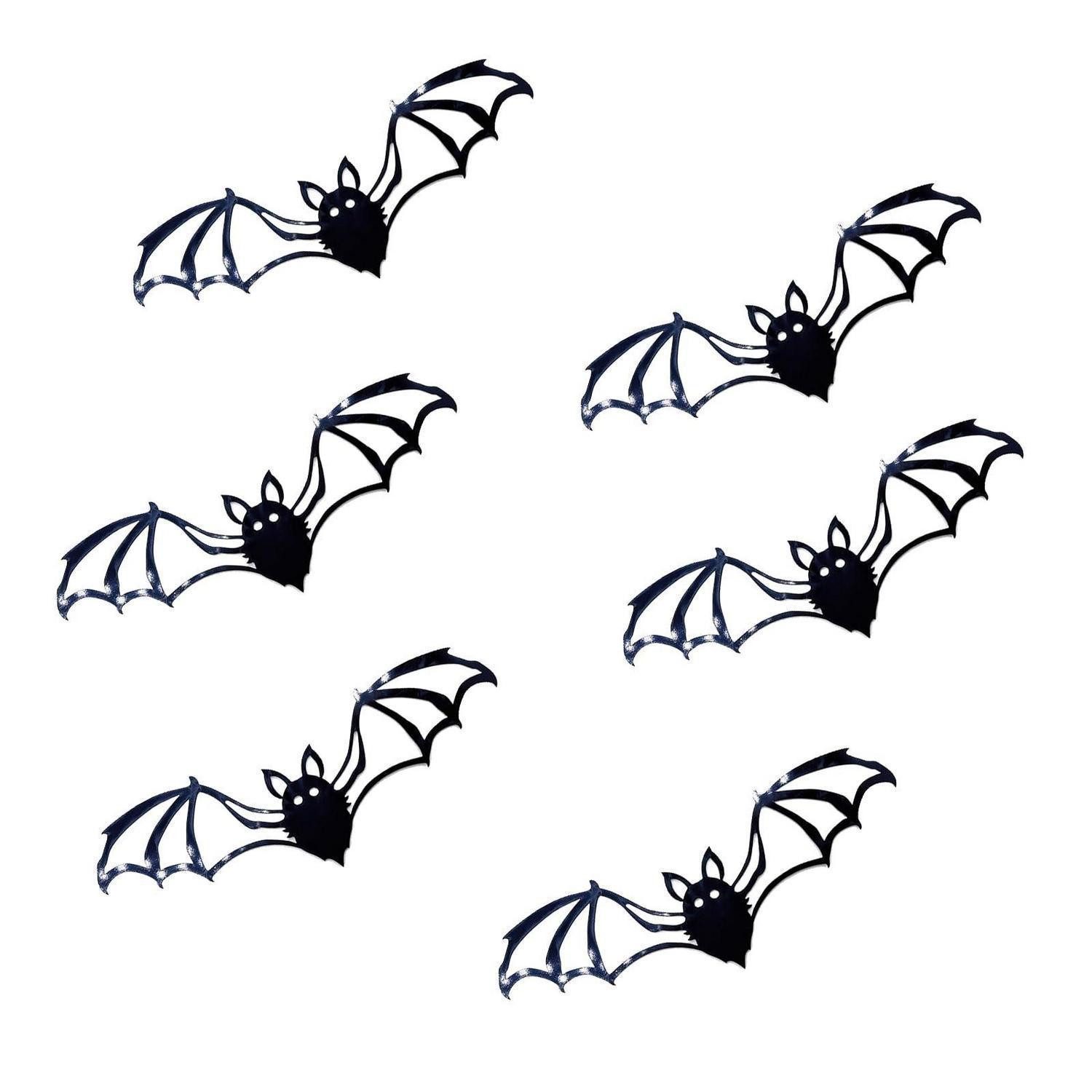 LuxusKollektion 3D-Wandtattoo Halloween Deko Fledermaus 12er Set 3D Wanddeko (12 St)