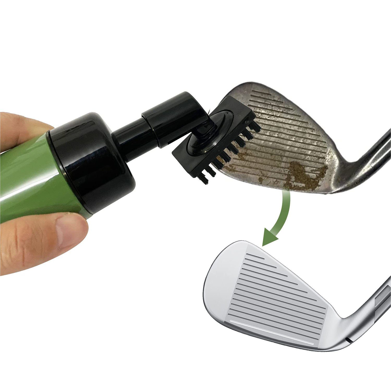 MAGICSHE Bürste Club Club Reiniger, das Geschenk Golf Reinigungsbürste, Golf schwarz beste Essential Pinsel Golf Accessoires, für Golf Männer