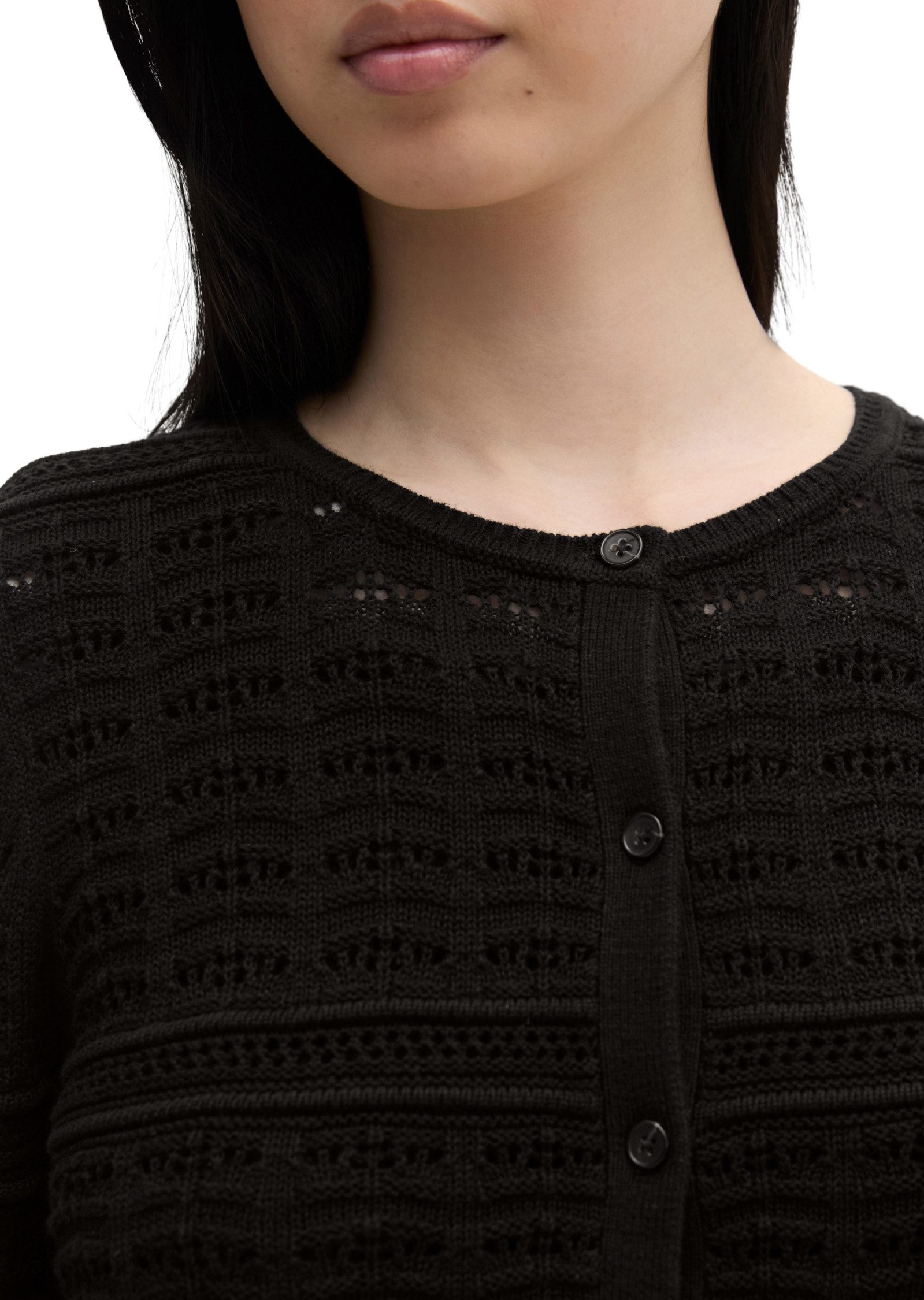 Marc O'Polo Cardigan aus Baumwolle-Leinen-Mix – Bild 4 von 5