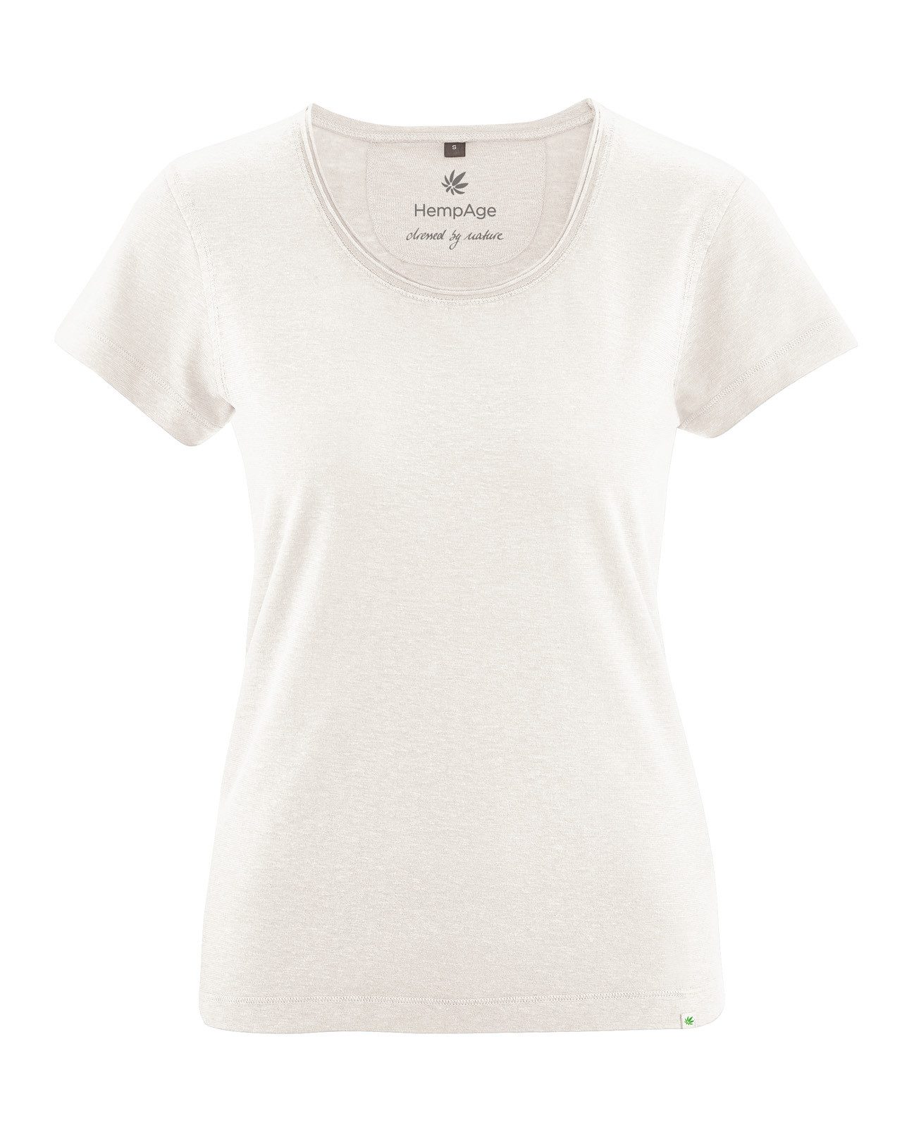 T-Shirt Luftiges T-Shirt Hanf/Biobaumwolle Normal Fit