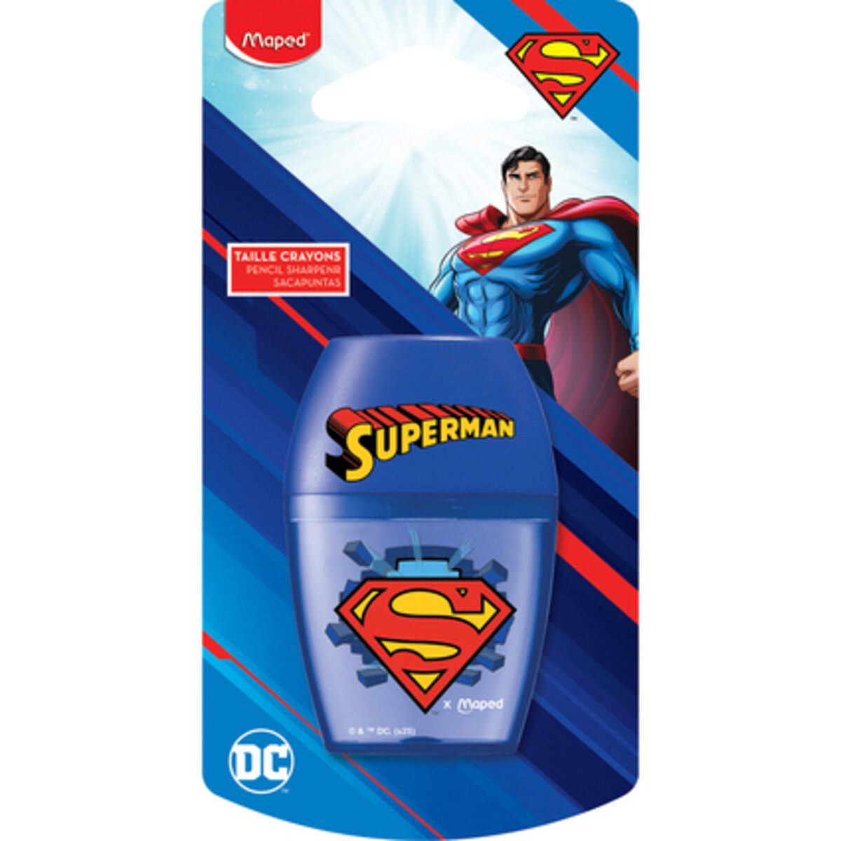 MAPED Anspitzer Maped Anspitzer DC Superman mit Auffangdose
