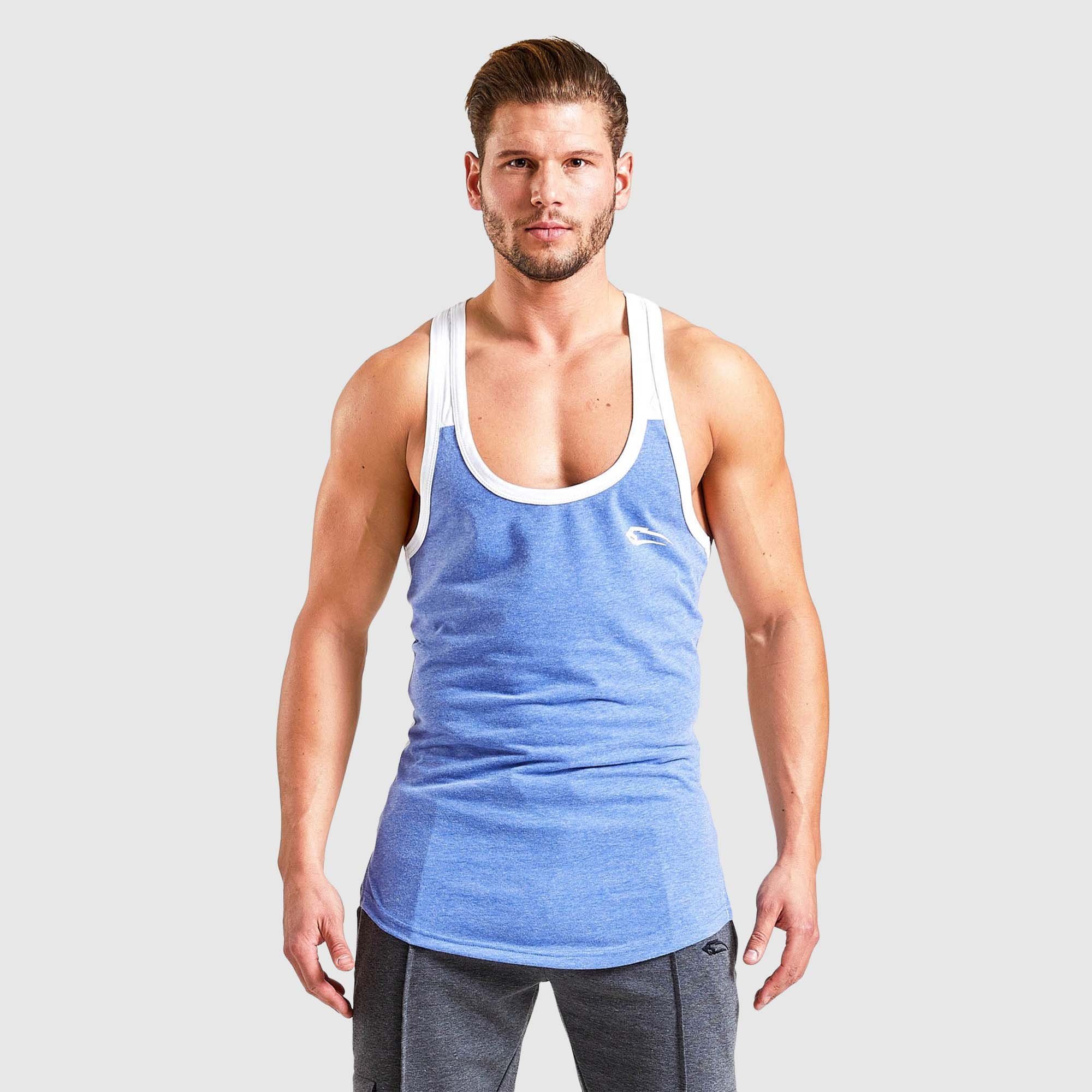 Smilodox Tanktop Double 100% Baumwolle