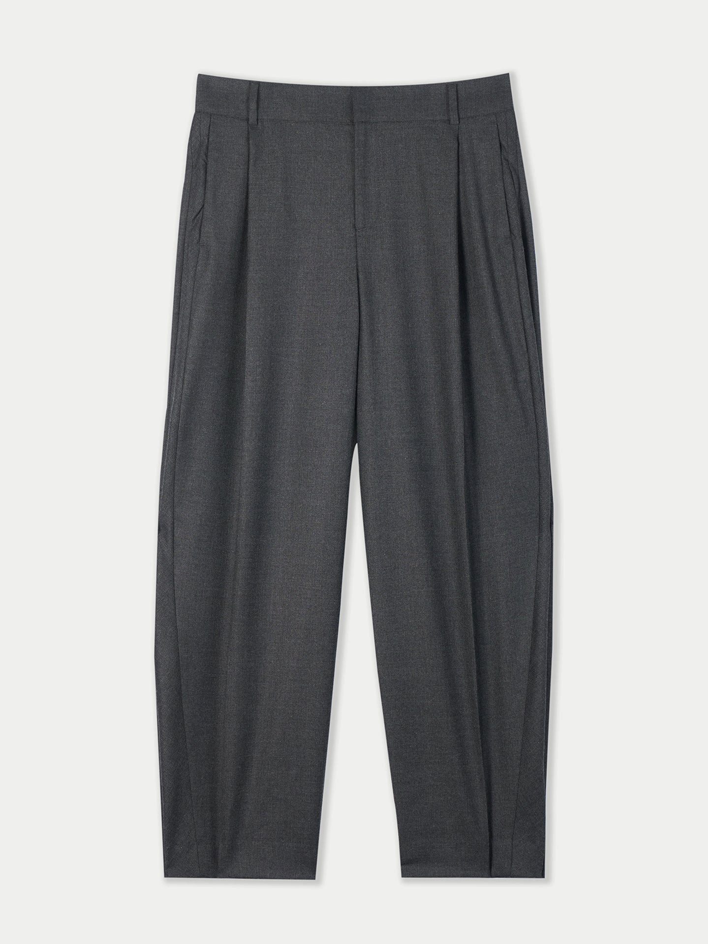 GOBI Cashmere Strickhose Kaschmirhose mit Barrel-Bein