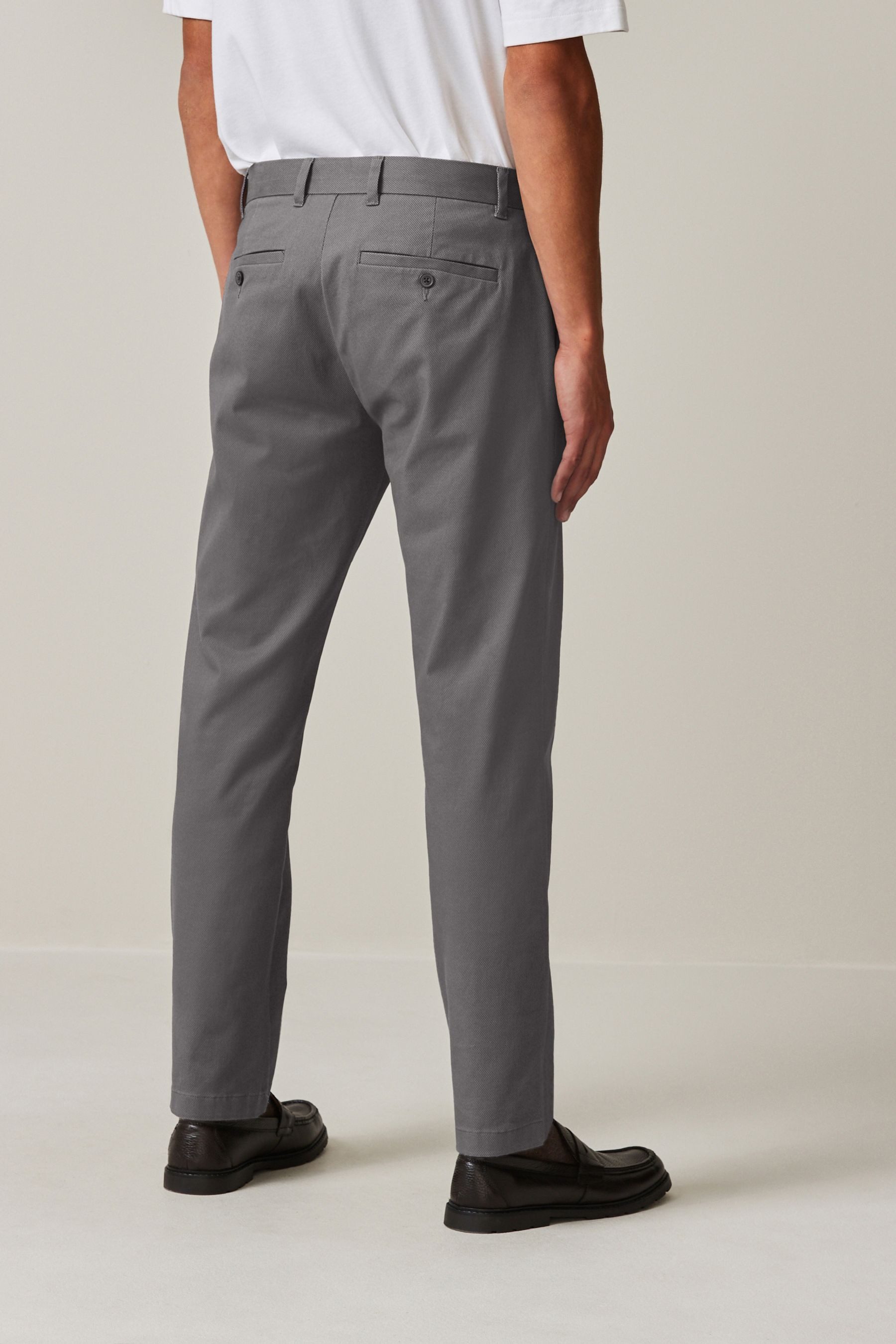 Next Chinohose Gemusterte weiche Chinohose mit günstig online kaufen
