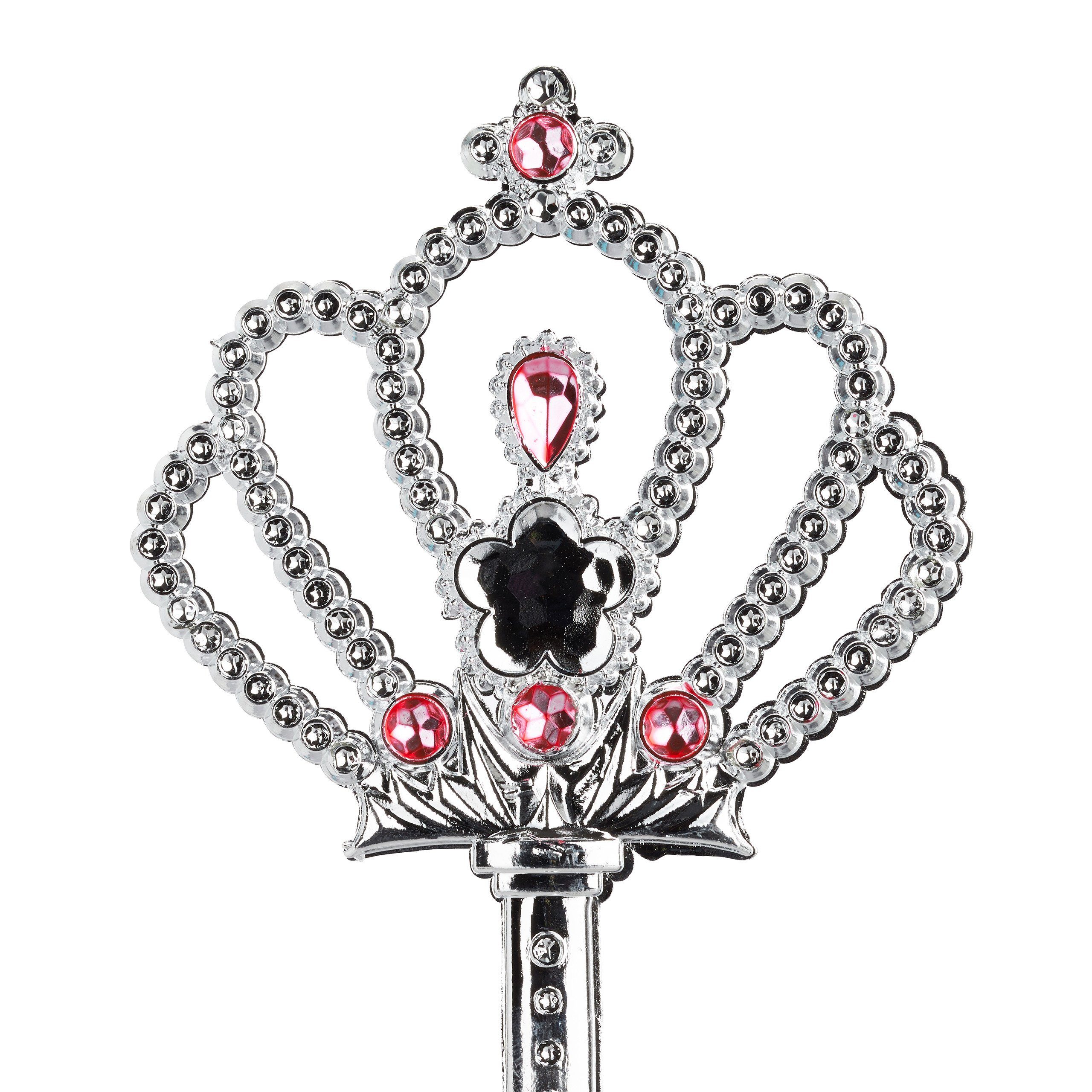 relaxdays Feen-Kostüm 10 x Feenflügel mit Zauberstab blau